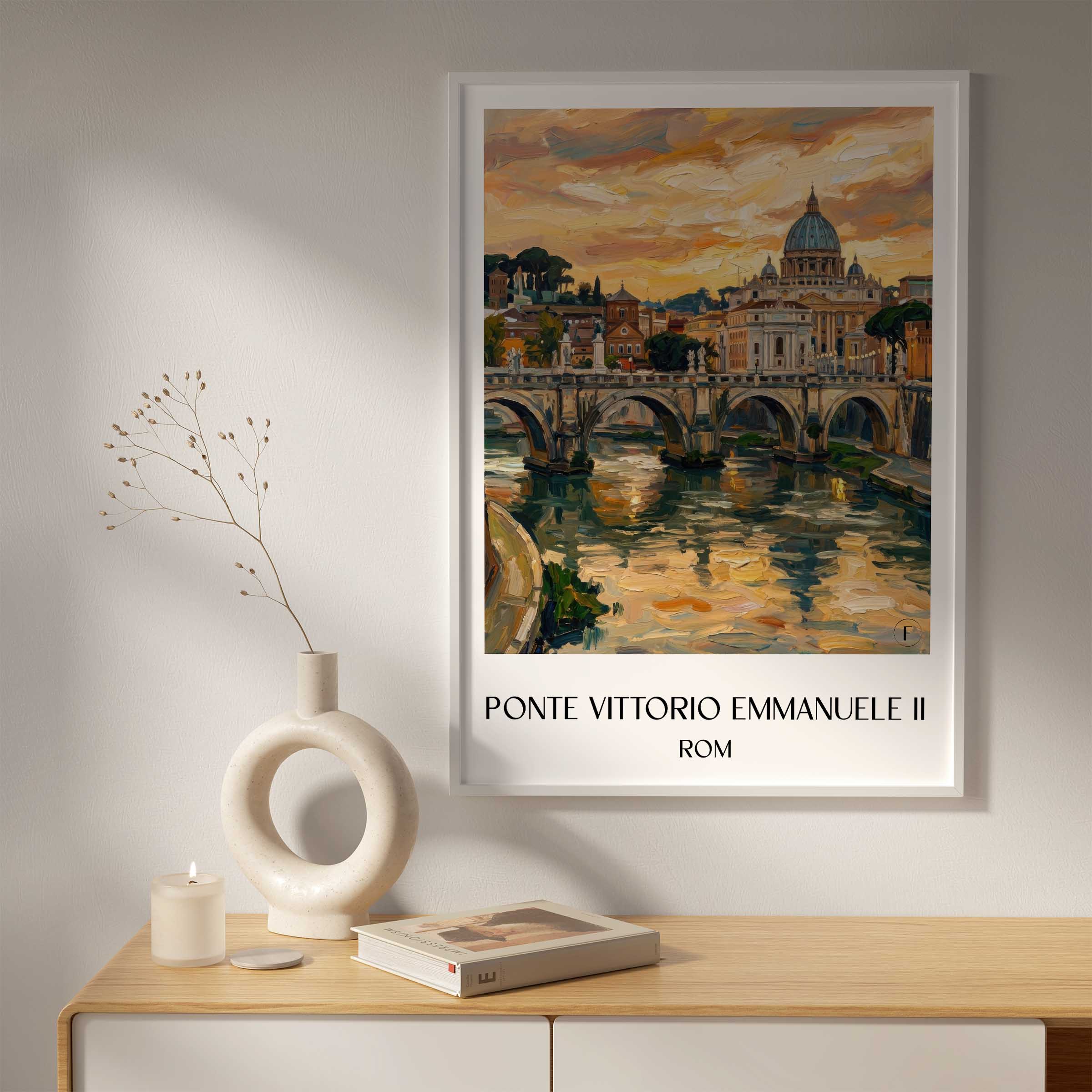 ponte-vittorio-emanuele-ii-rom-italien-poster-oil-painting-oelgemaelde