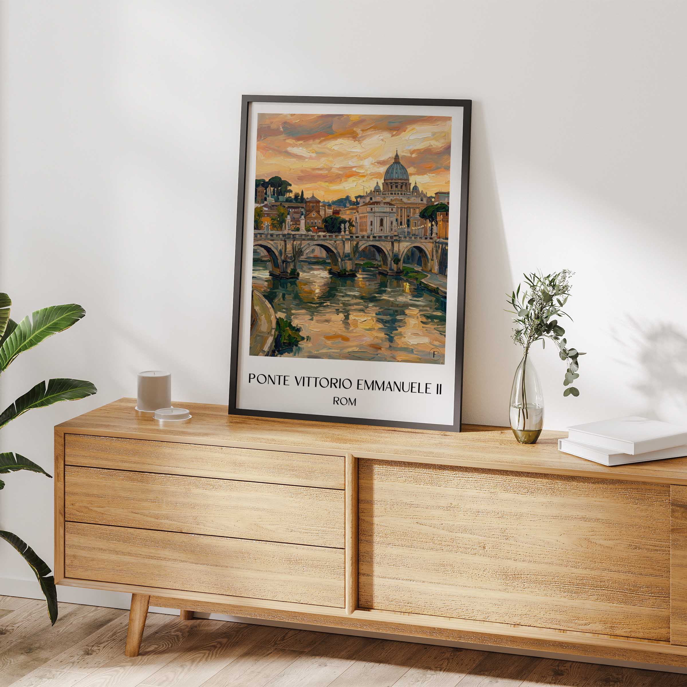 ponte-vittorio-emanuele-ii-rom-italien-poster-oil-painting-oelgemaelde