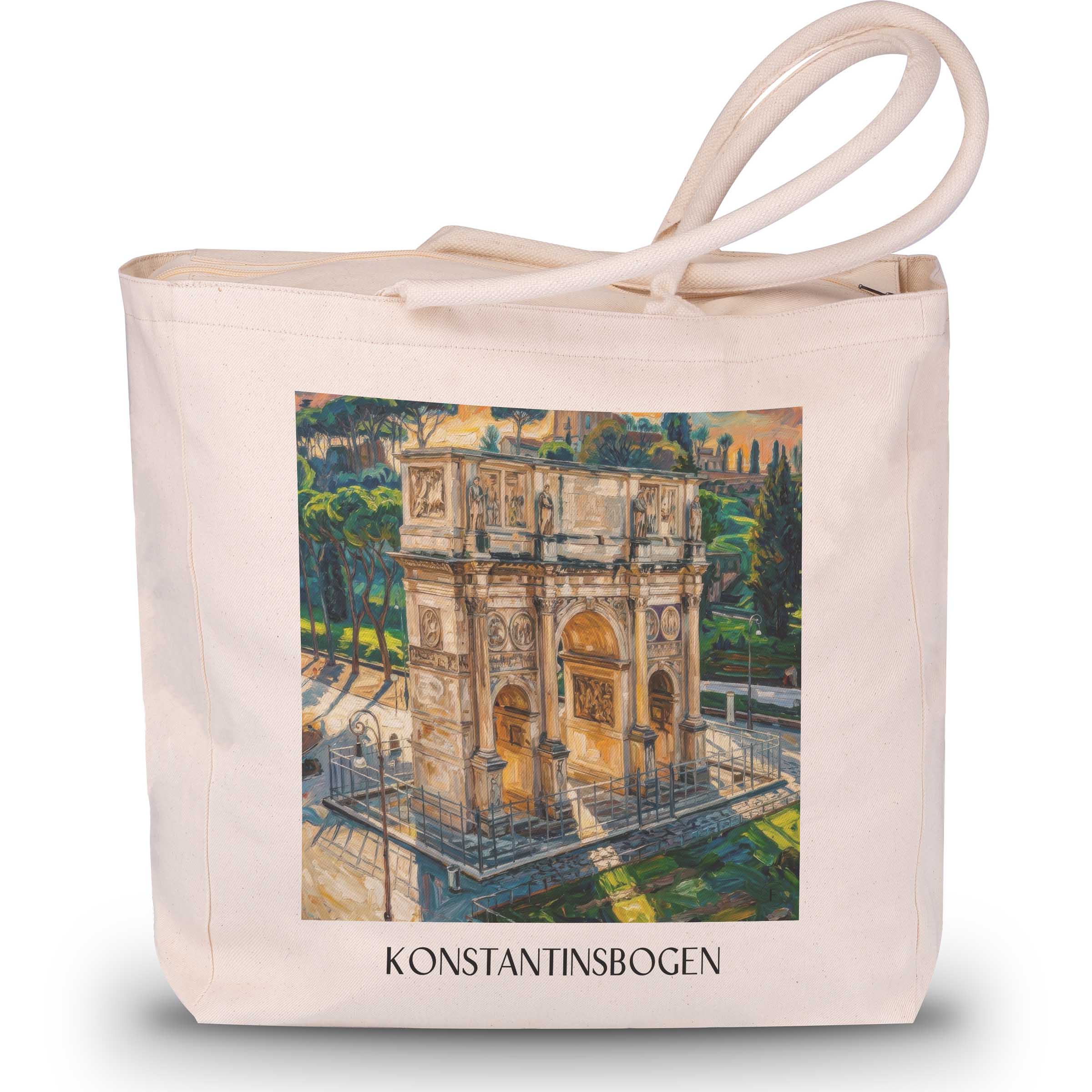 konstantinsbogen-rom-italien-einkaufstasche-oil-painting-oelgemaelde