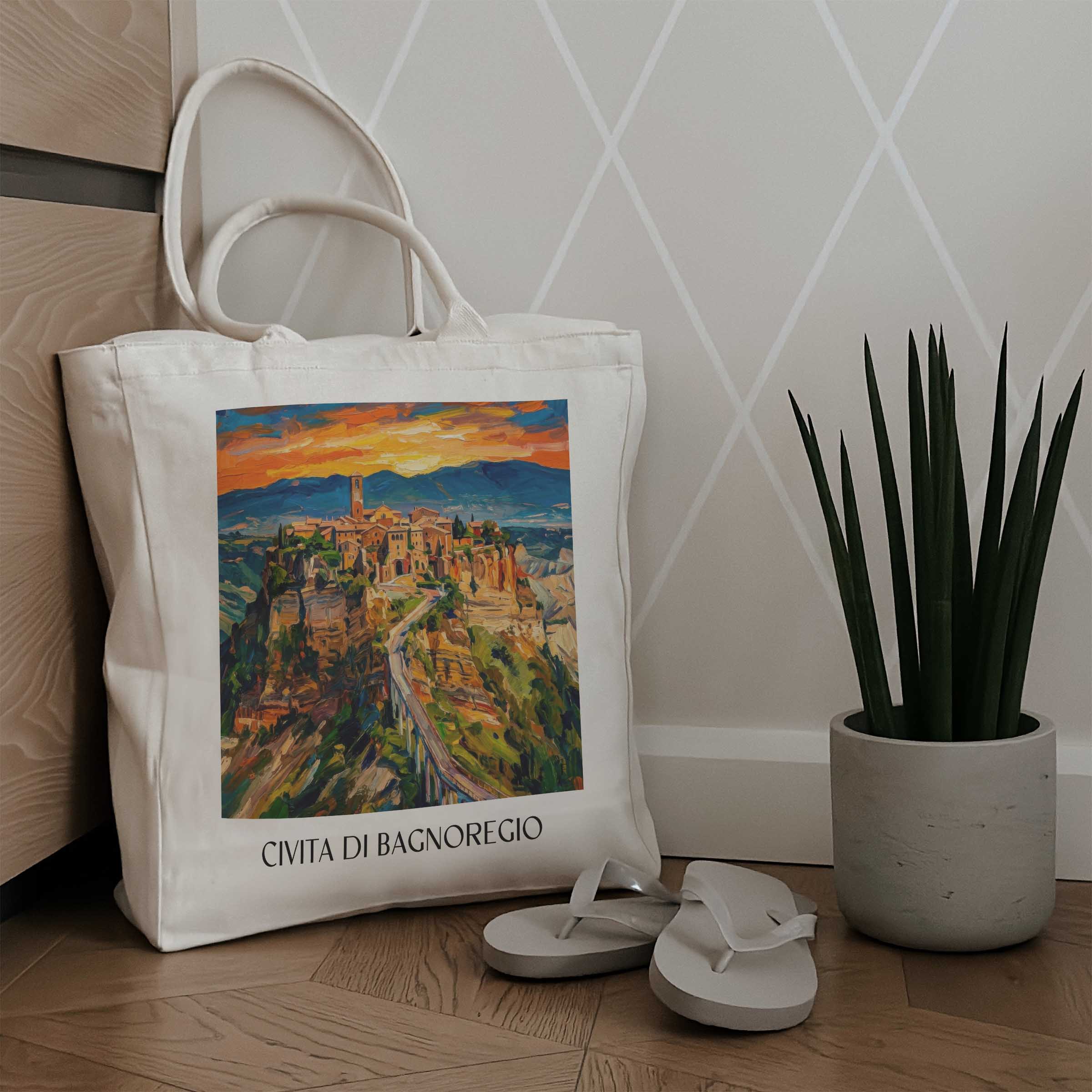 civita-di-bagnoregio-latium-italien-einkaufstasche-oil-painting-oelgemaelde