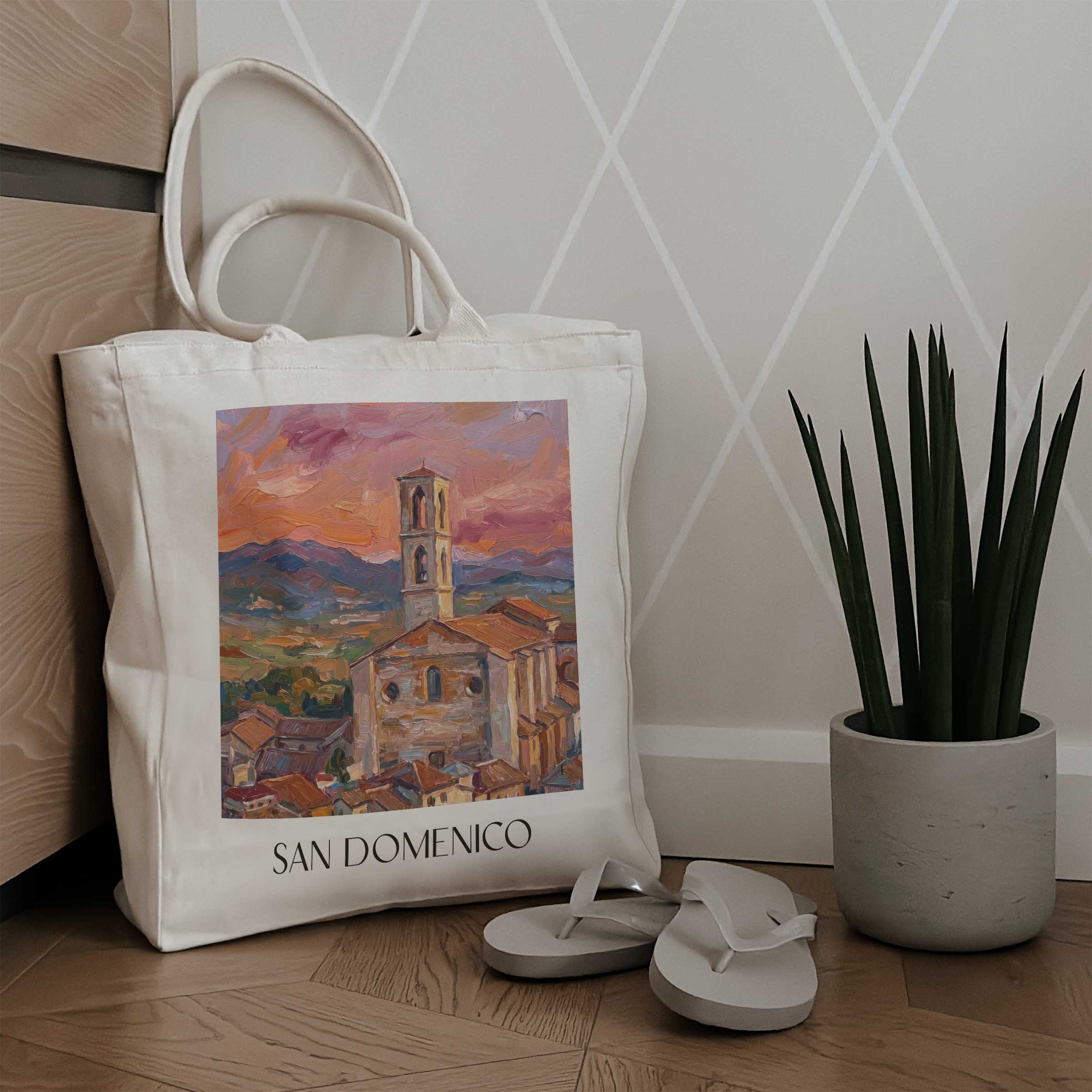 san-domenico-perugia-italien-einkaufstasche-oil-painting-oelgemaelde