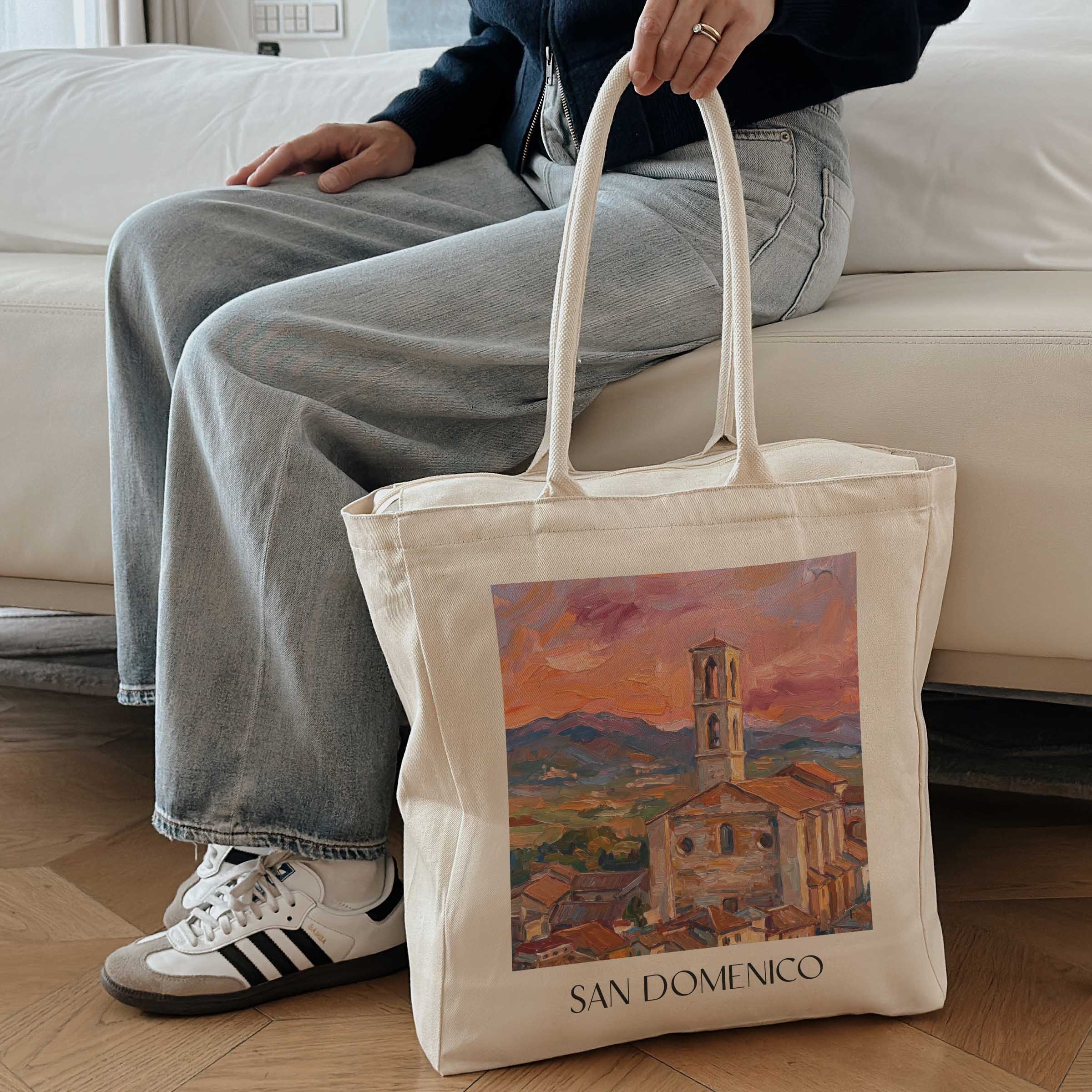 san-domenico-perugia-italien-einkaufstasche-oil-painting-oelgemaelde