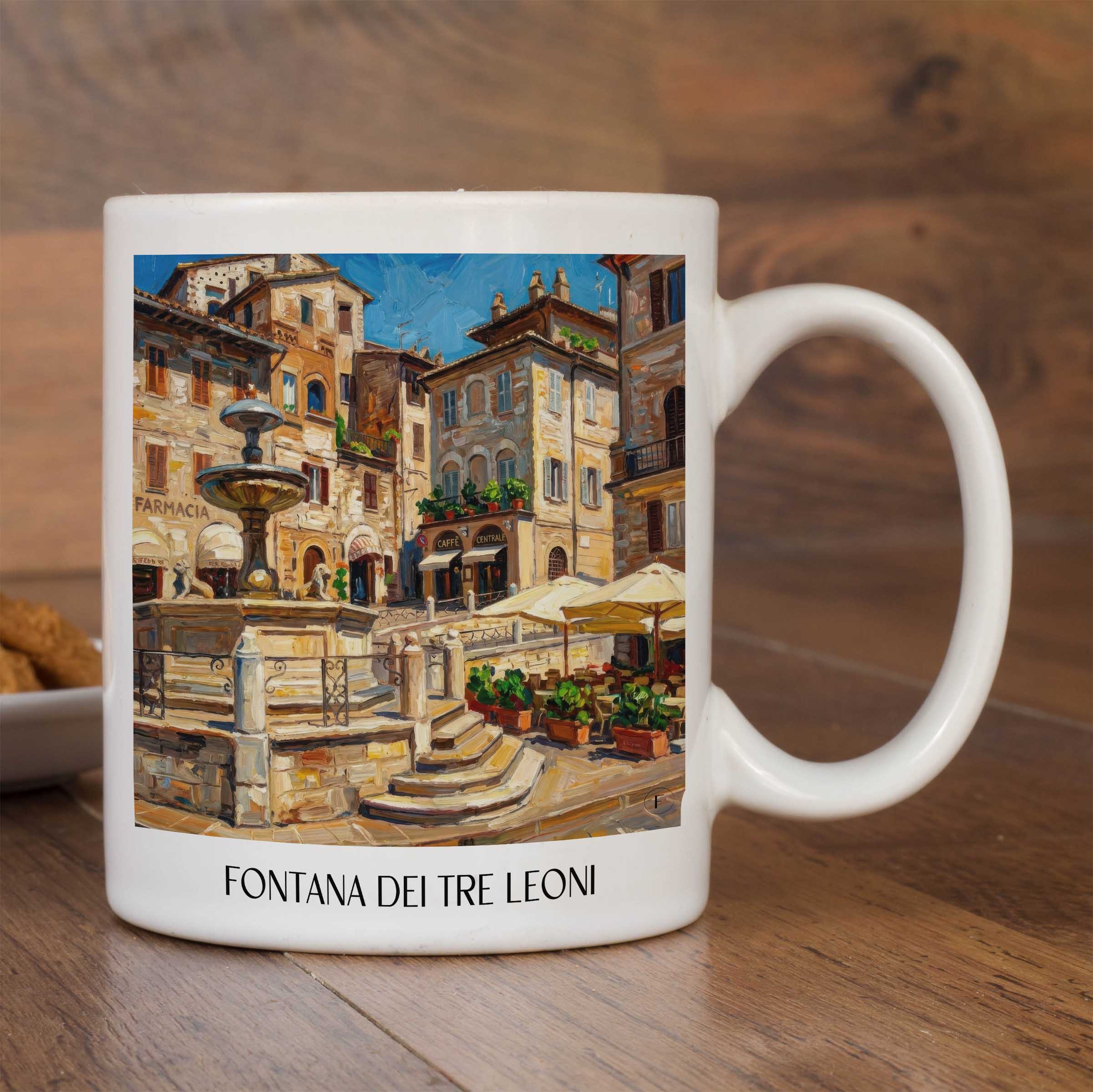 fontana-dei-tre-leoni-assisi-italien-kaffeebecher-oil-painting-oelgemaelde