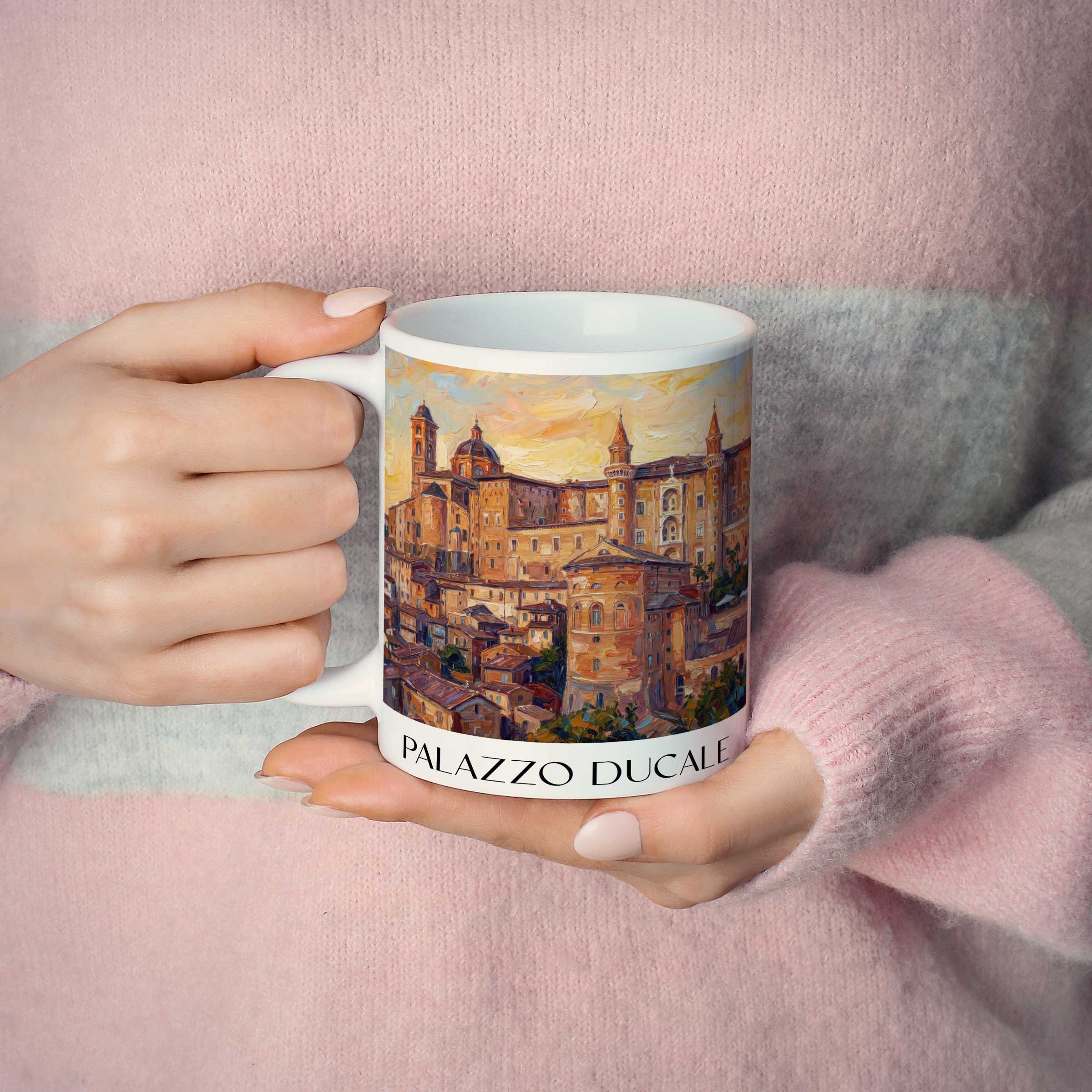 palazzo-ducale-urbino-italien-kaffeebecher-oil-painting-oelgemaelde