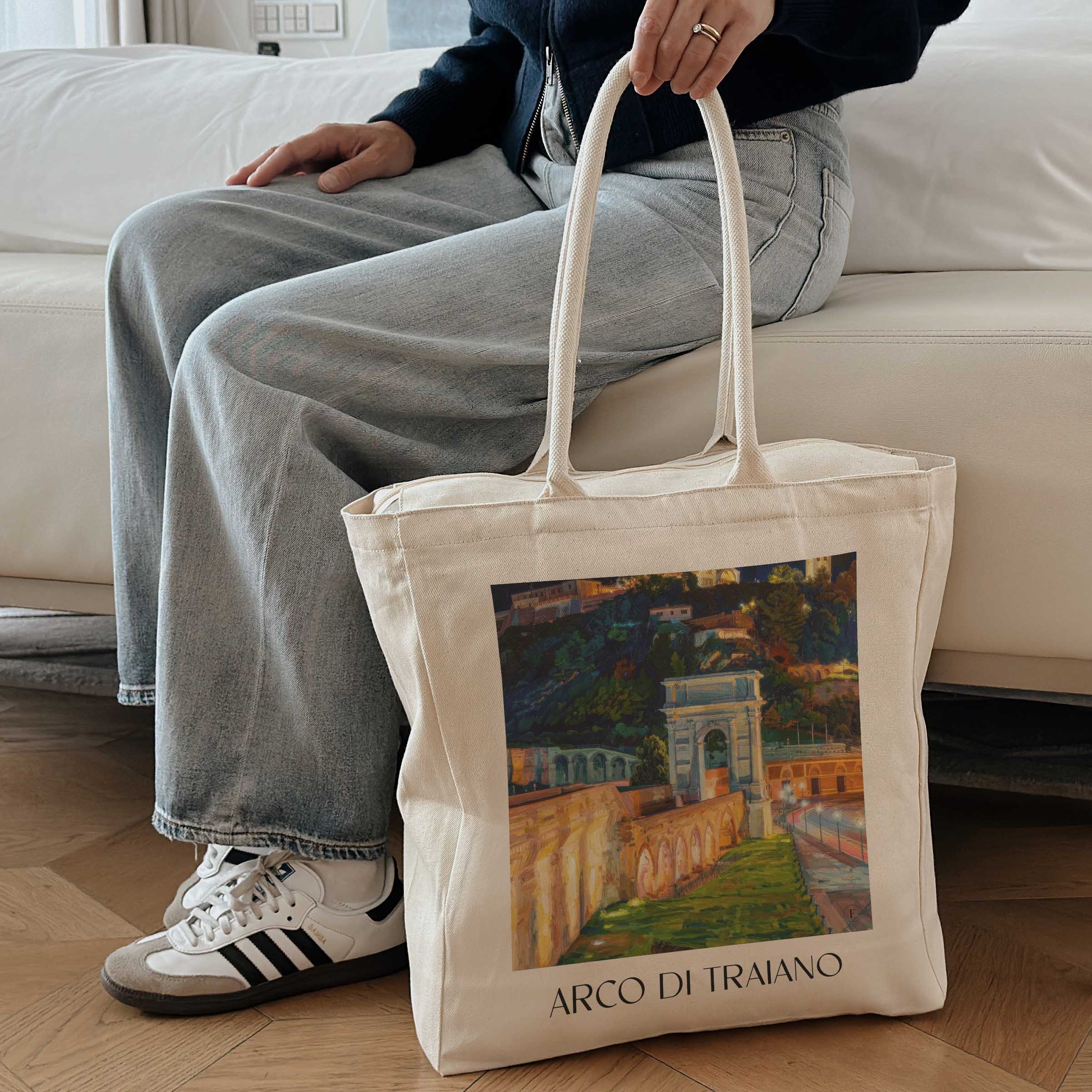 arco-di-traiano-ancona-italien-einkaufstasche-oil-painting-oelgemaelde