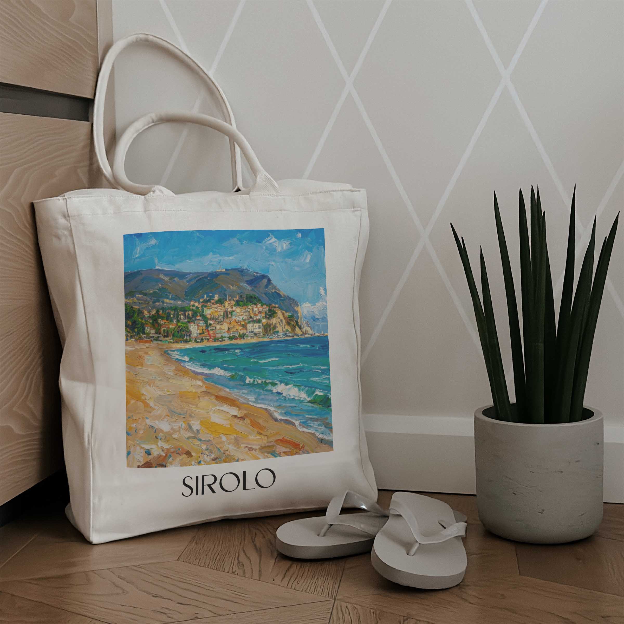sirolo--marken-italien-einkaufstasche-oil-painting-oelgemaelde
