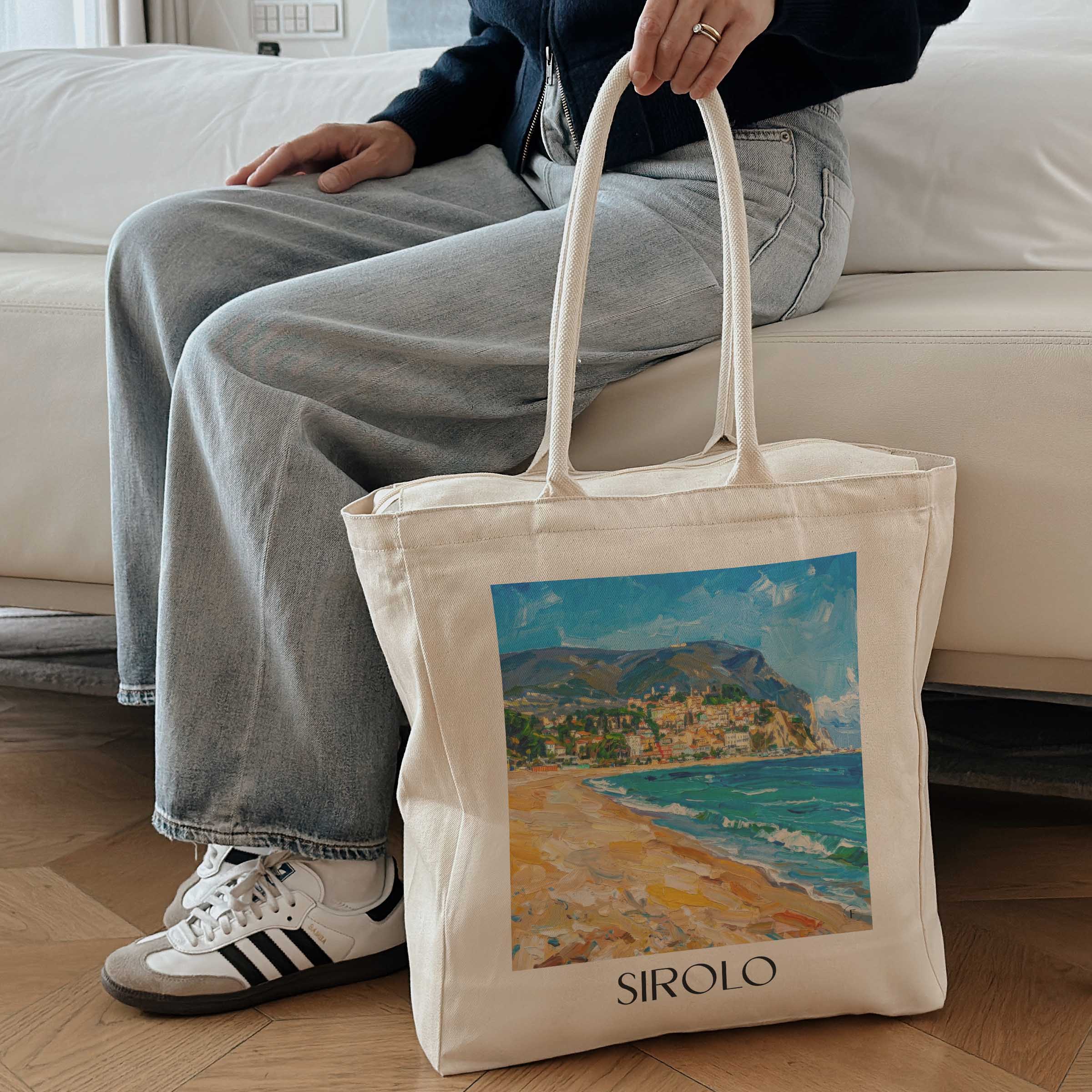 sirolo--marken-italien-einkaufstasche-oil-painting-oelgemaelde