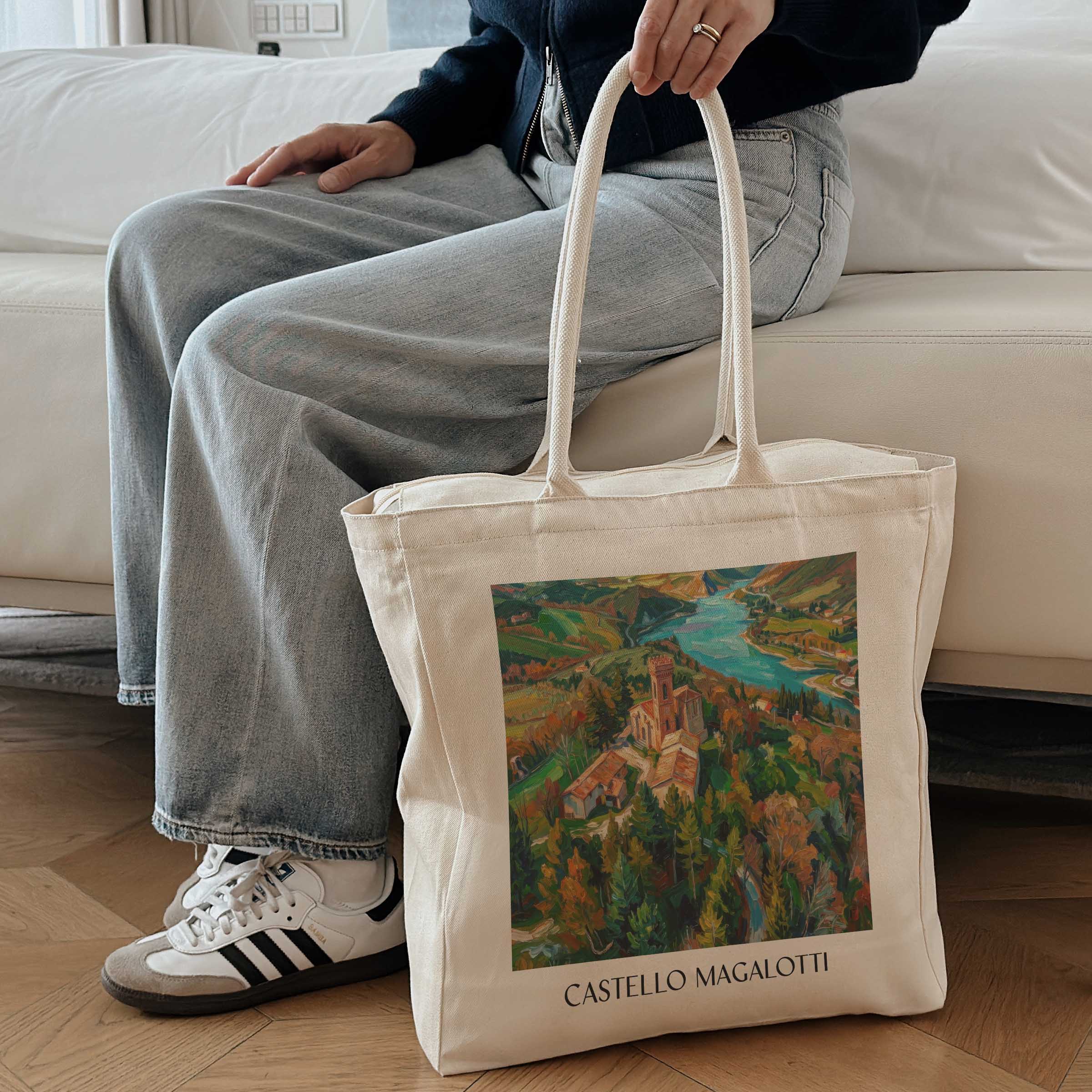 castello-magalotti-fiastra-italien-einkaufstasche-oil-painting-oelgemaelde