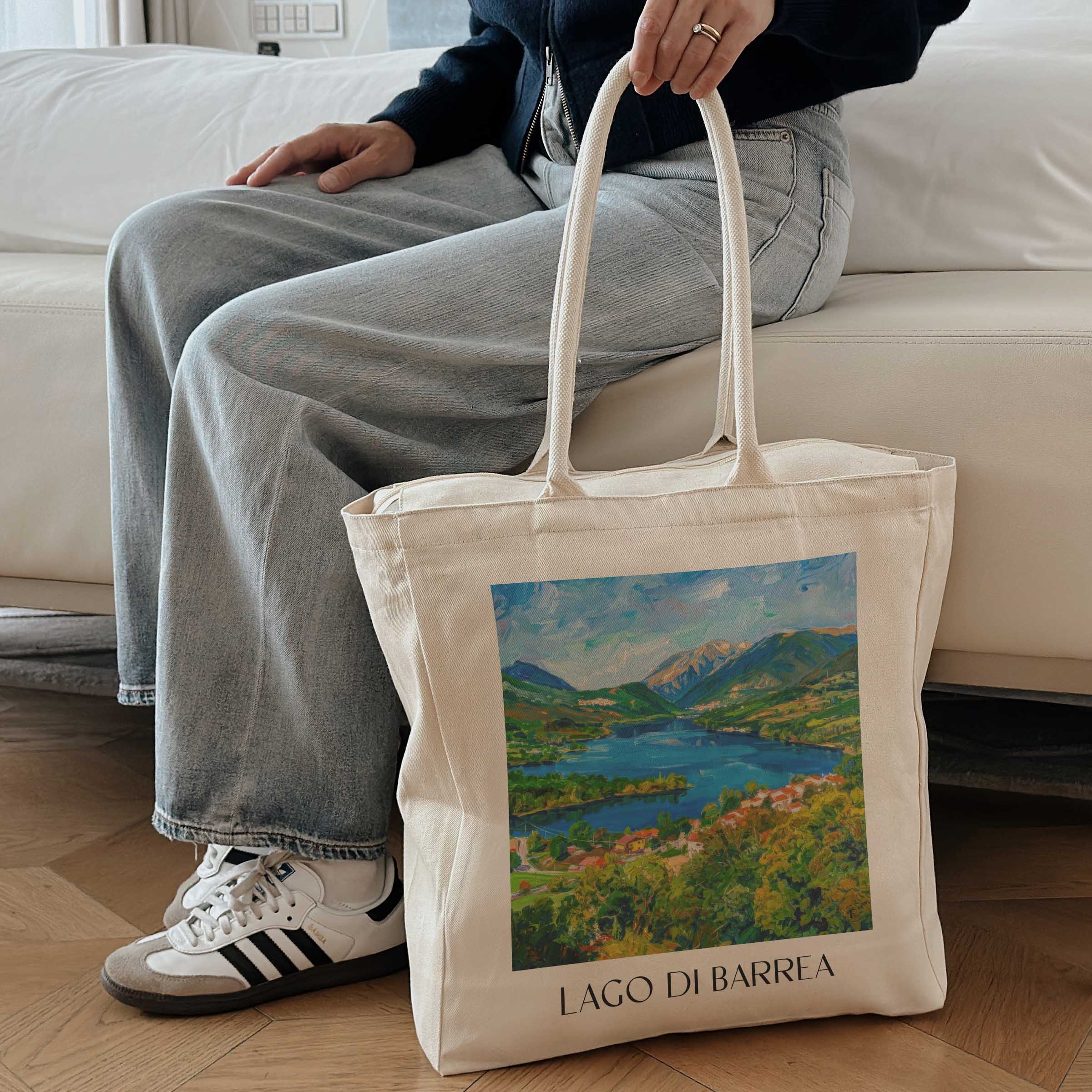 lago-di-barrea-l´aquila-italien-einkaufstasche-oil-painting-oelgemaelde