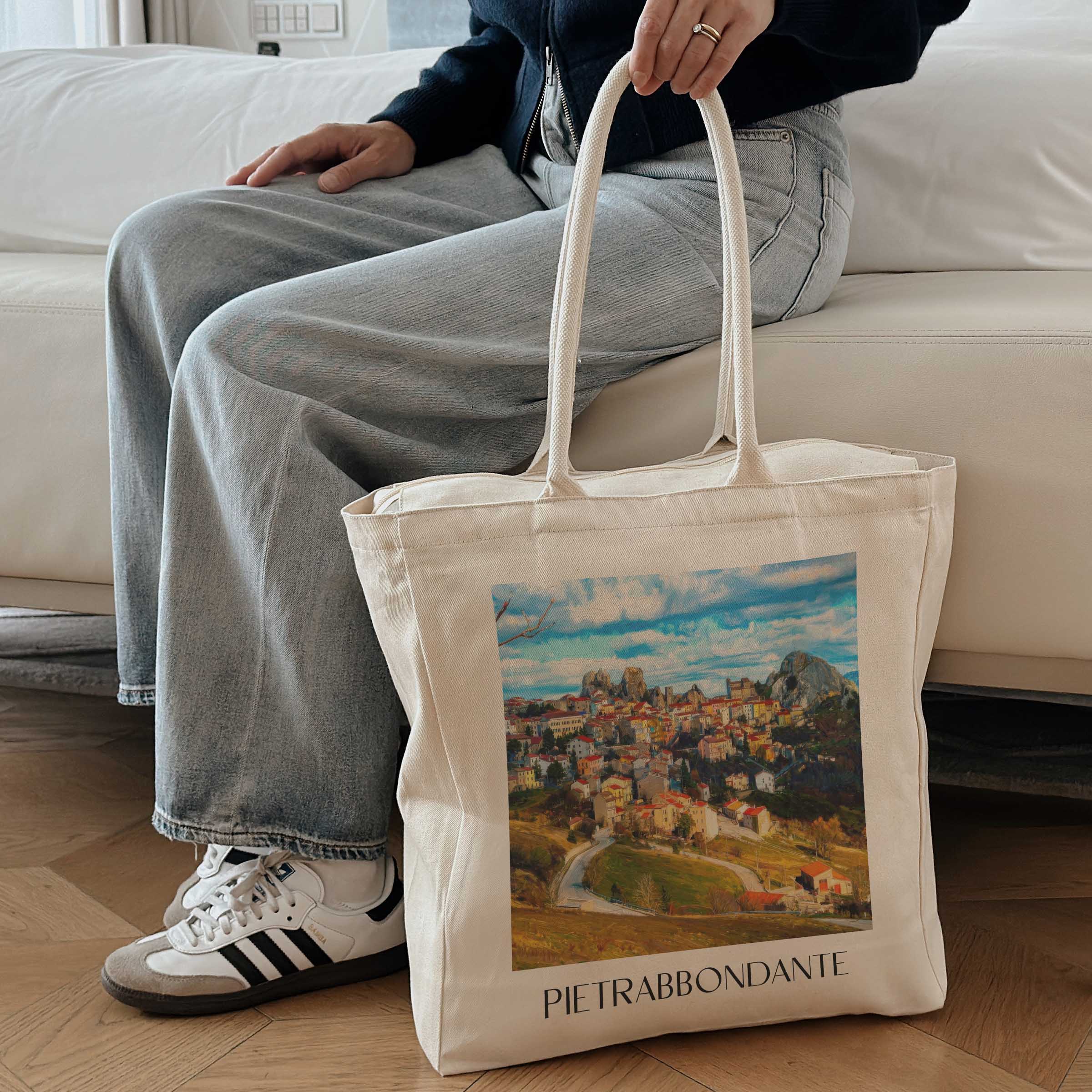 pietrabbondante-isernia-italien-einkaufstasche-oil-painting-oelgemaelde