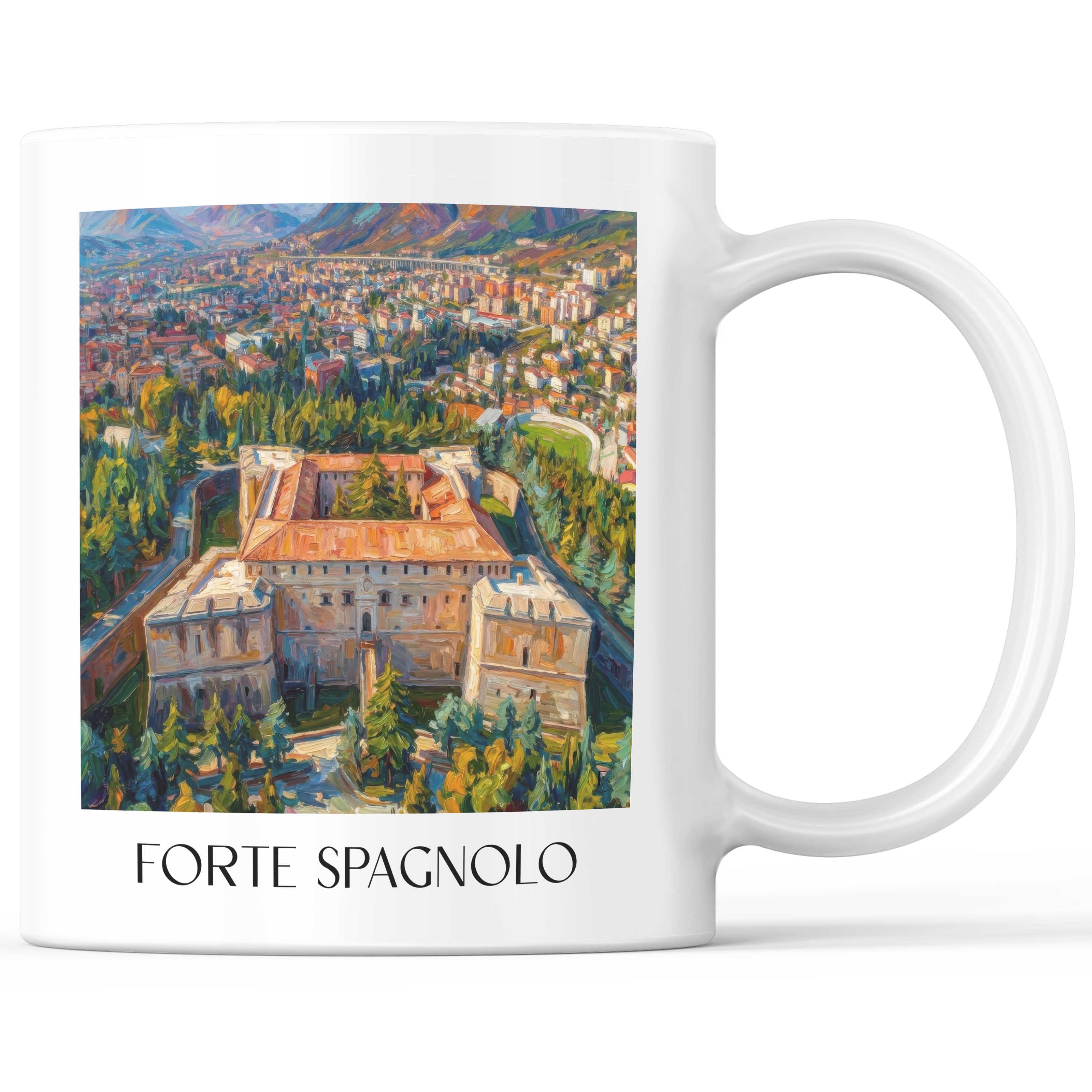 forte-spagnolo-l´aquila-italien-kaffeebecher-oil-painting-oelgemaelde