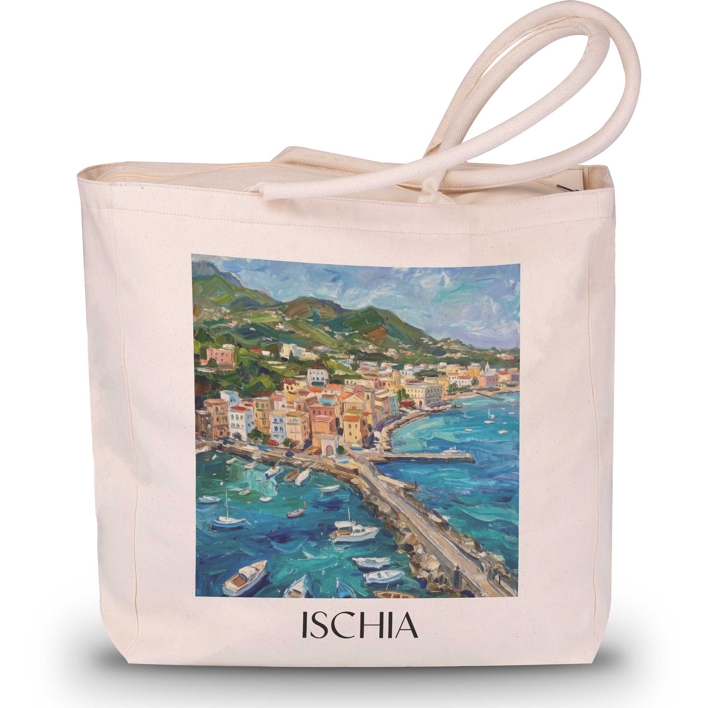 ischia-kampanien-italien-einkaufstasche-oil-painting-oelgemaelde