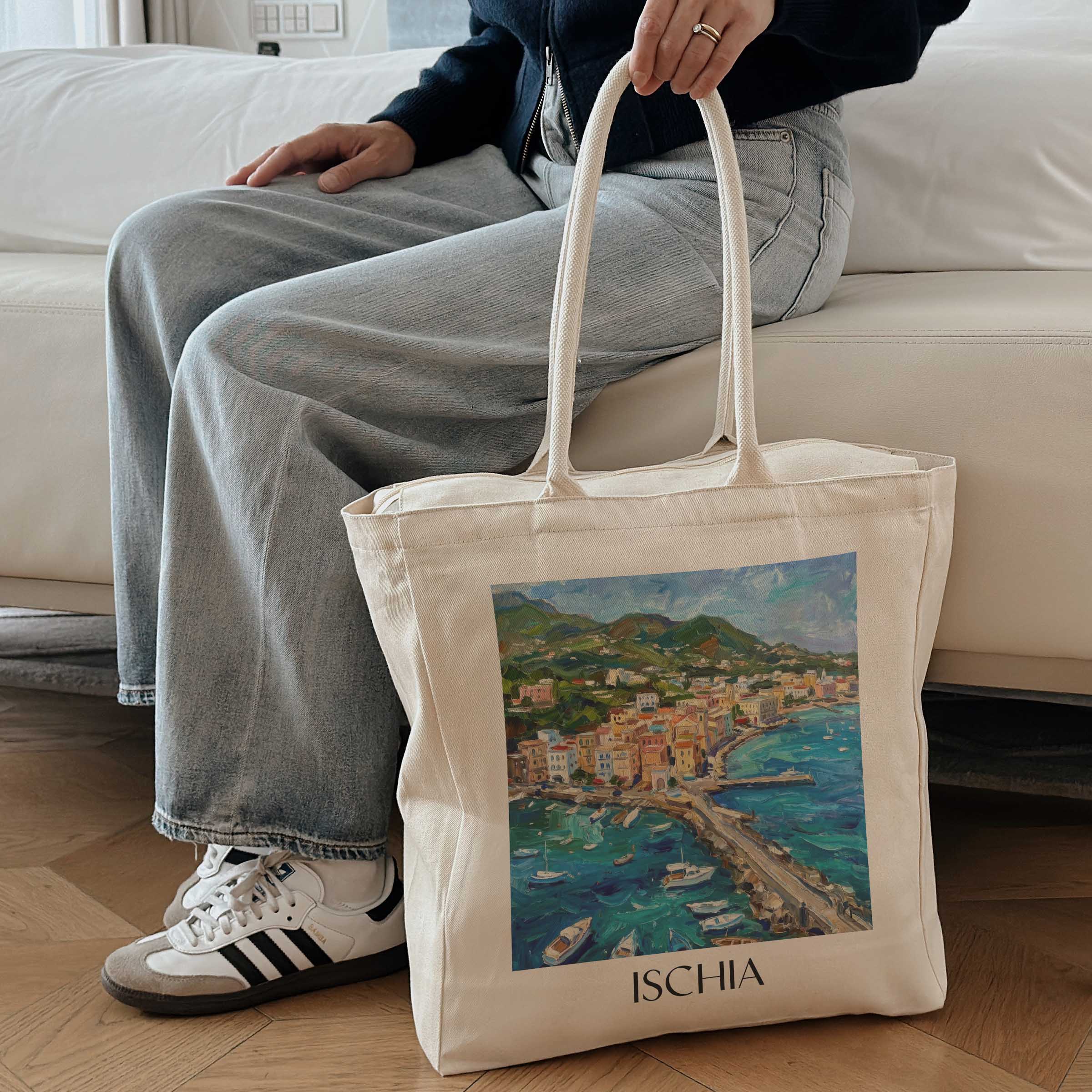 ischia-kampanien-italien-einkaufstasche-oil-painting-oelgemaelde