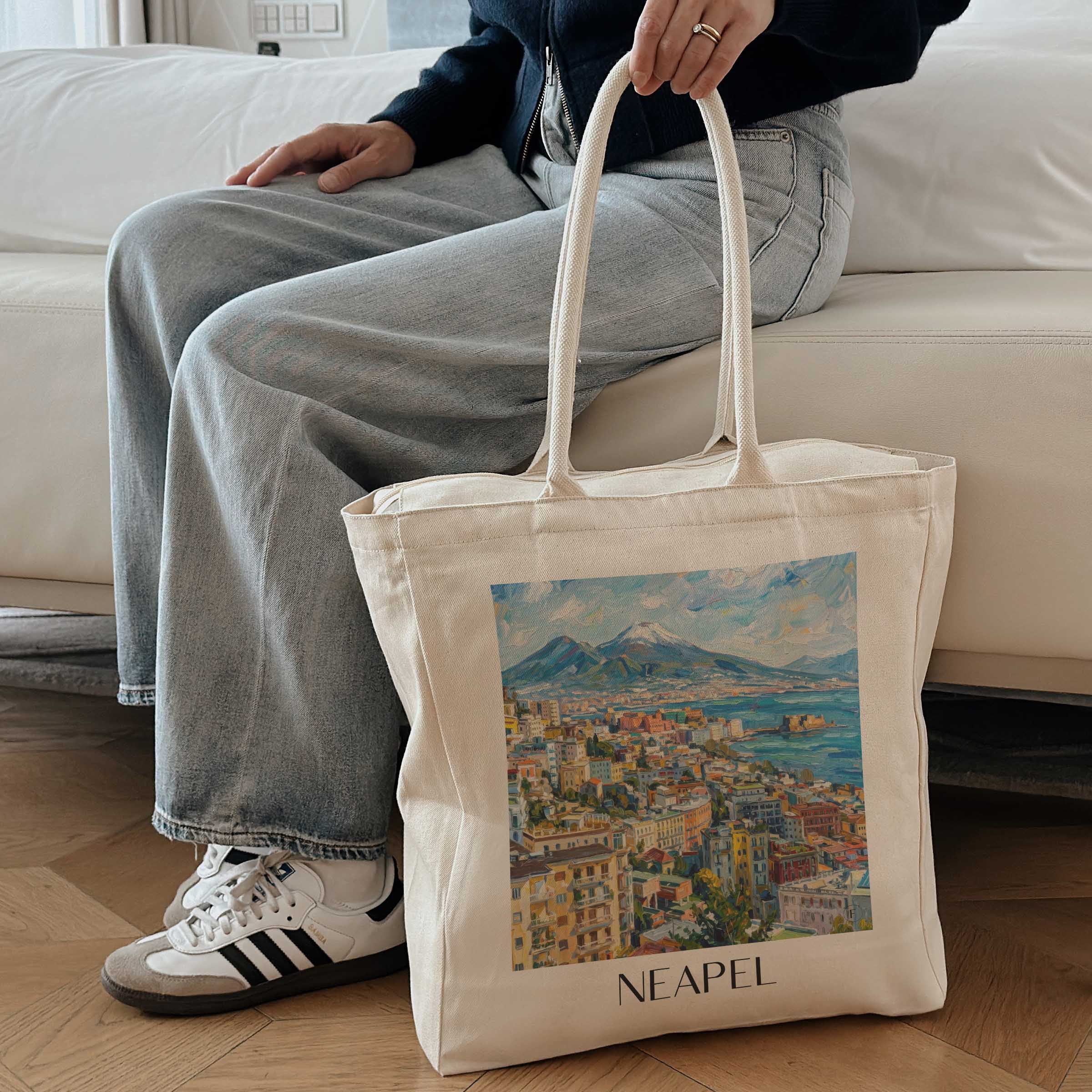 neapel-kampanien-italien-einkaufstasche-oil-painting-oelgemaelde