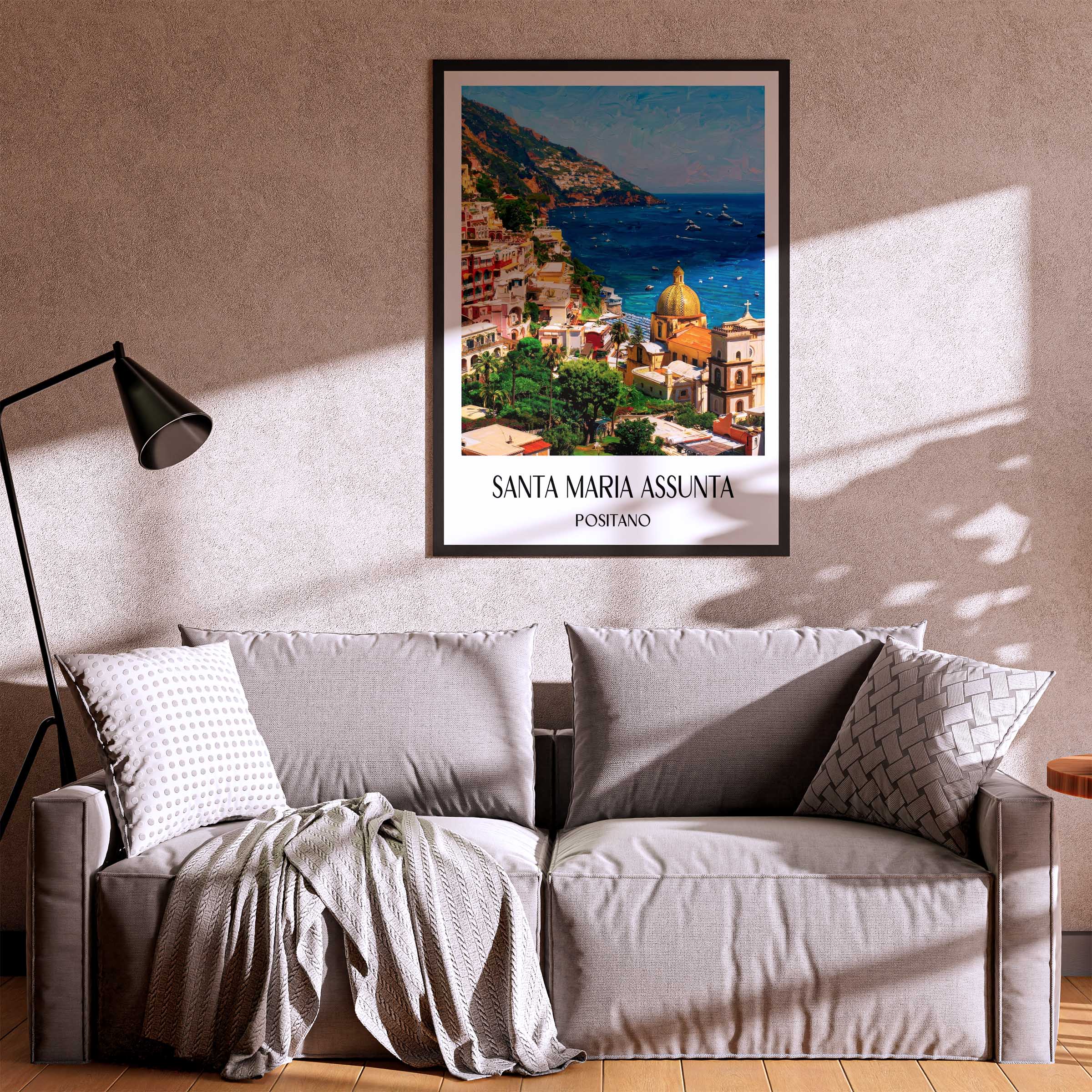 santa-maria-assunta-positano-italien-poster-oil-painting-oelgemaelde