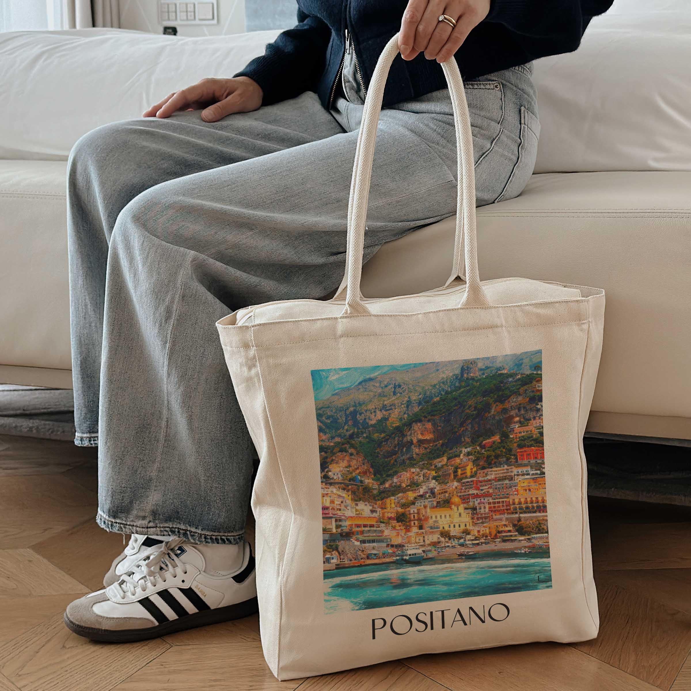 positano-kampanien-italien-einkaufstasche-oil-painting-oelgemaelde