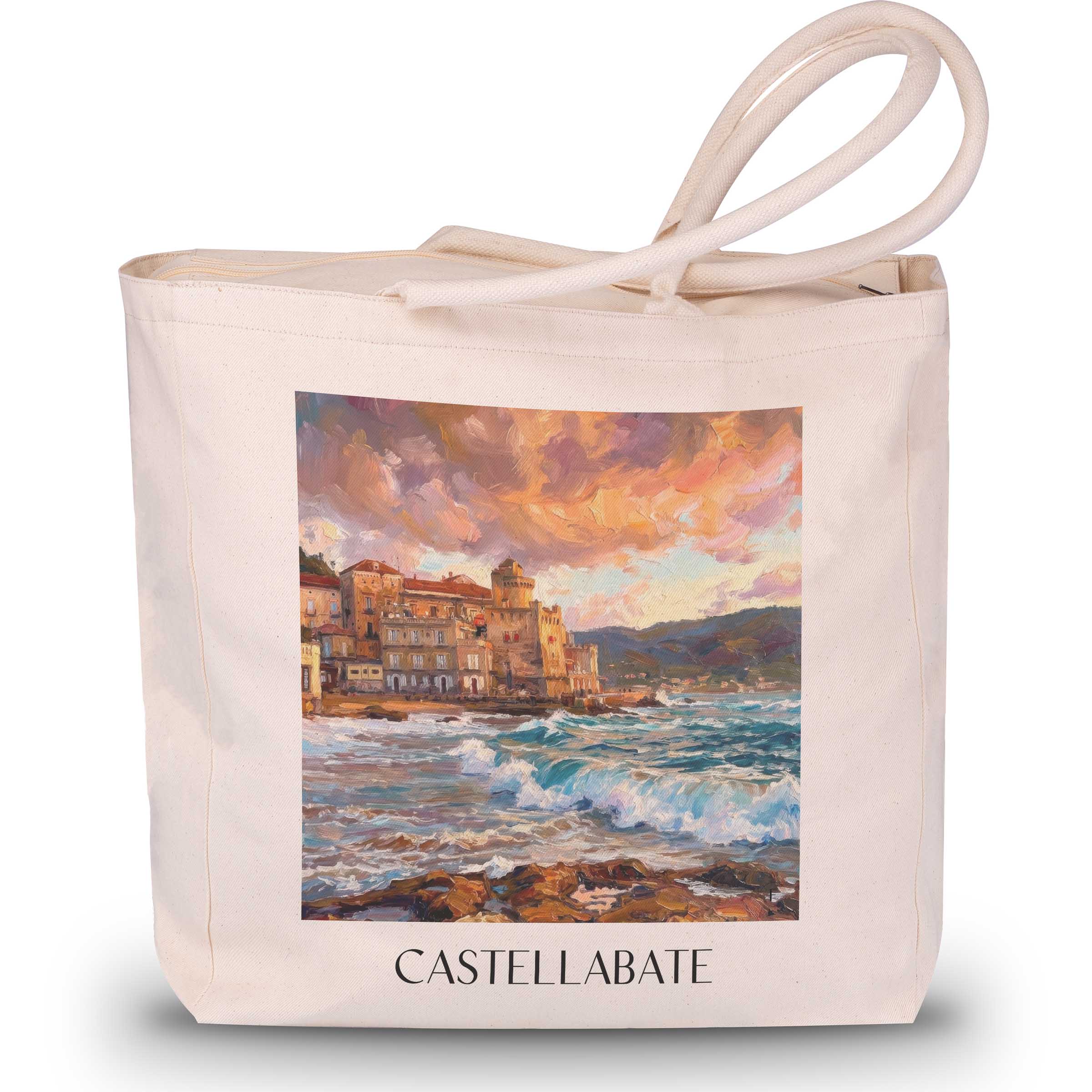 castellabate-kampanien-italien-einkaufstasche-oil-painting-oelgemaelde