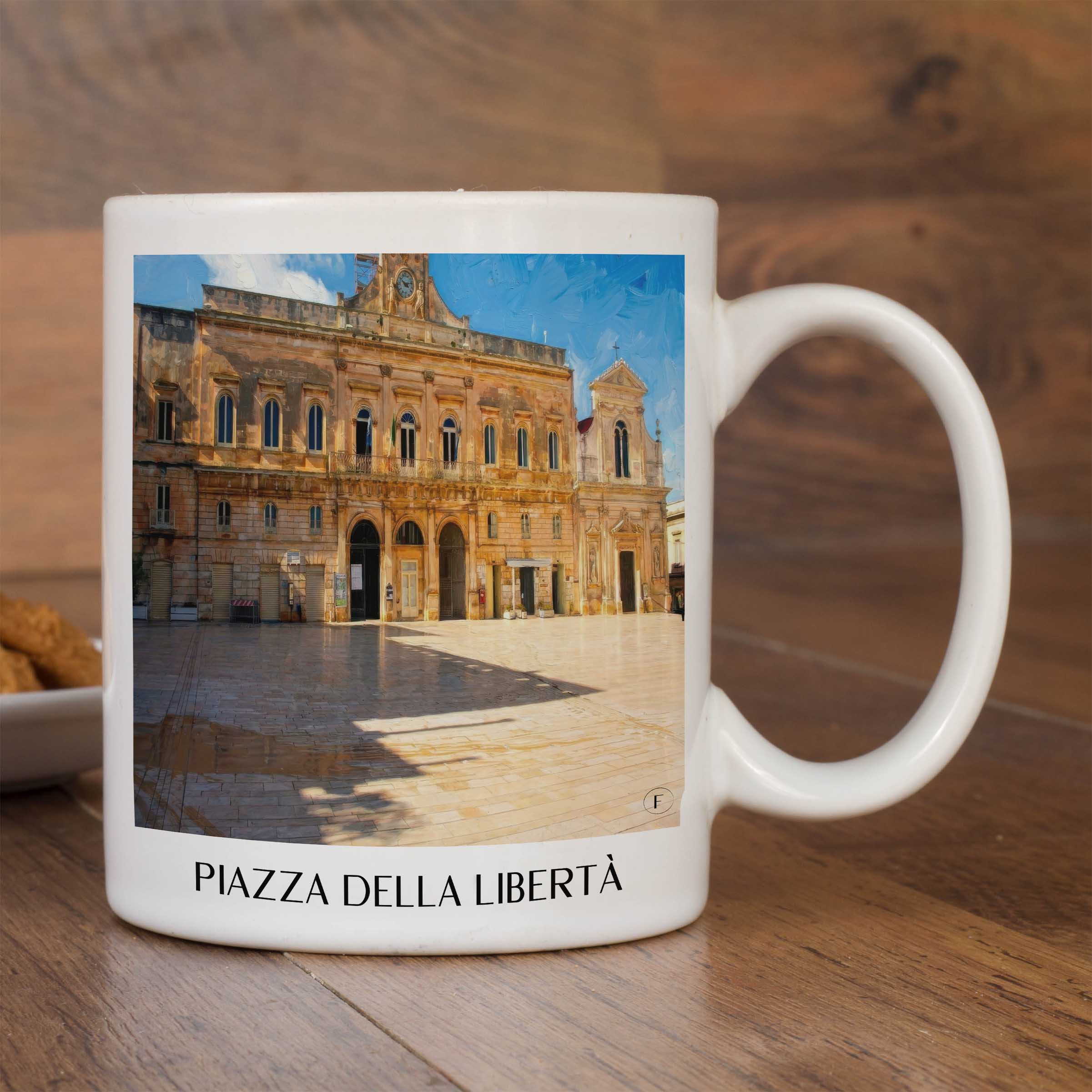 piazza-della-libertà-ostuni-italien-kaffeebecher-oil-painting-oelgemaelde