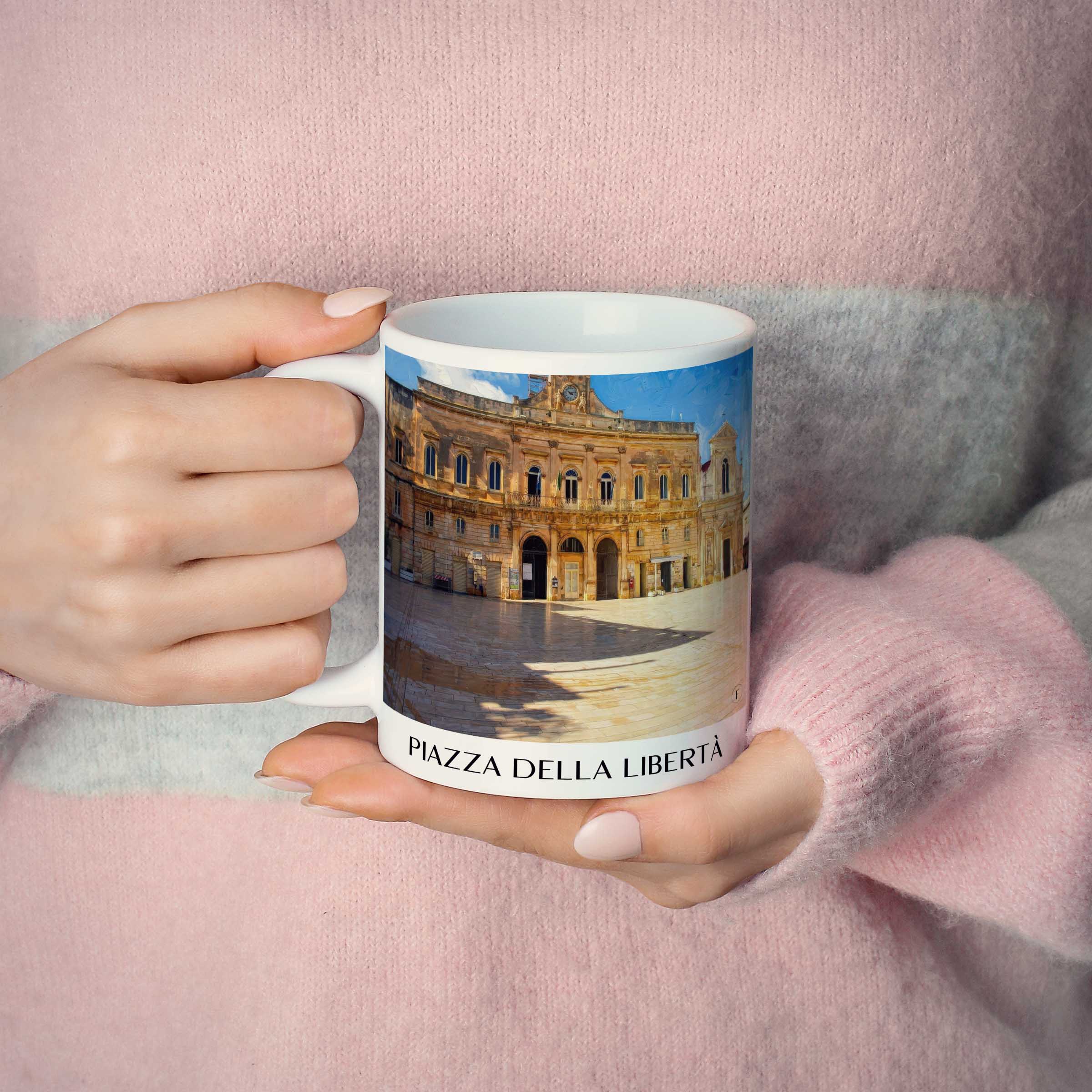 piazza-della-libertà-ostuni-italien-kaffeebecher-oil-painting-oelgemaelde