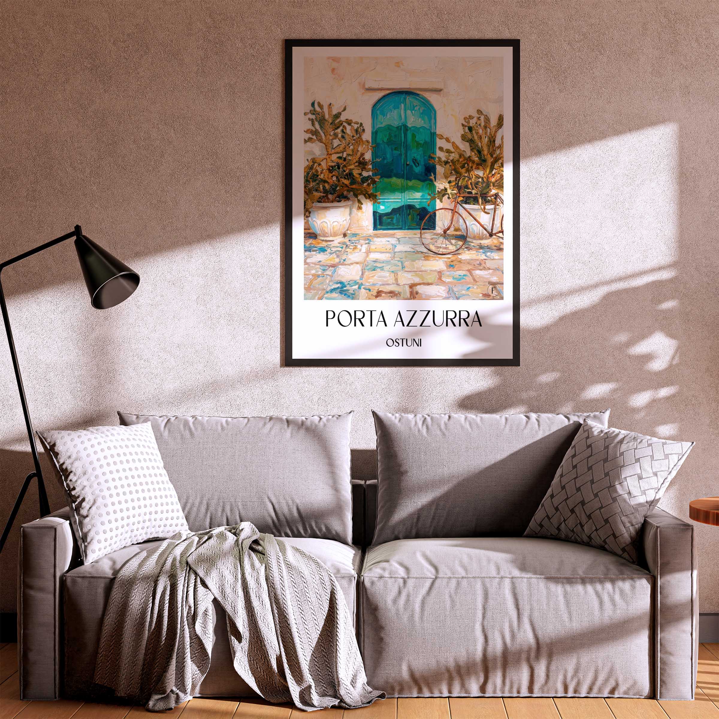 porta-azzurra-ostuni-italien-poster-oil-painting-oelgemaelde