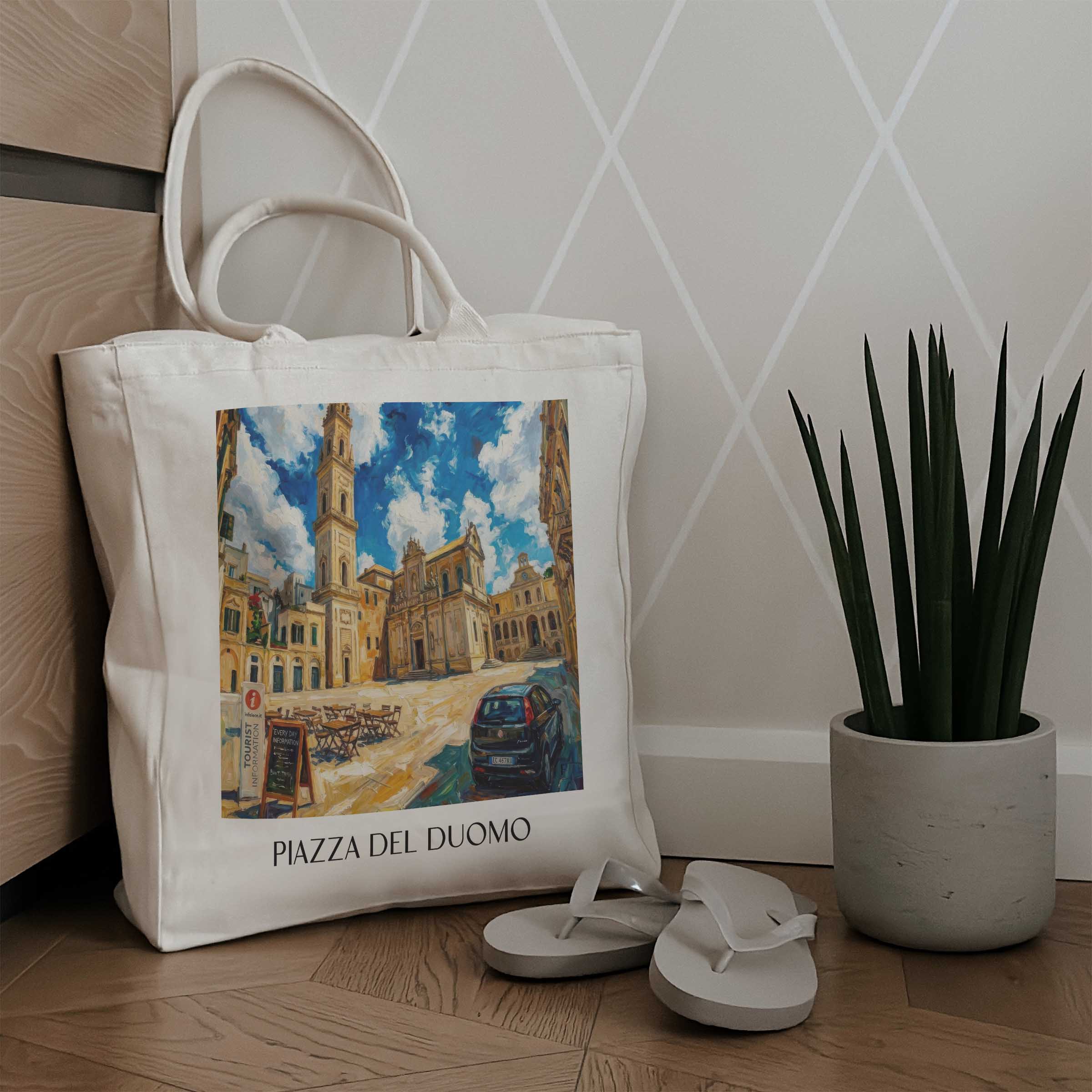 piazza-del-duomo-lecce-italien-einkaufstasche-oil-painting-oelgemaelde