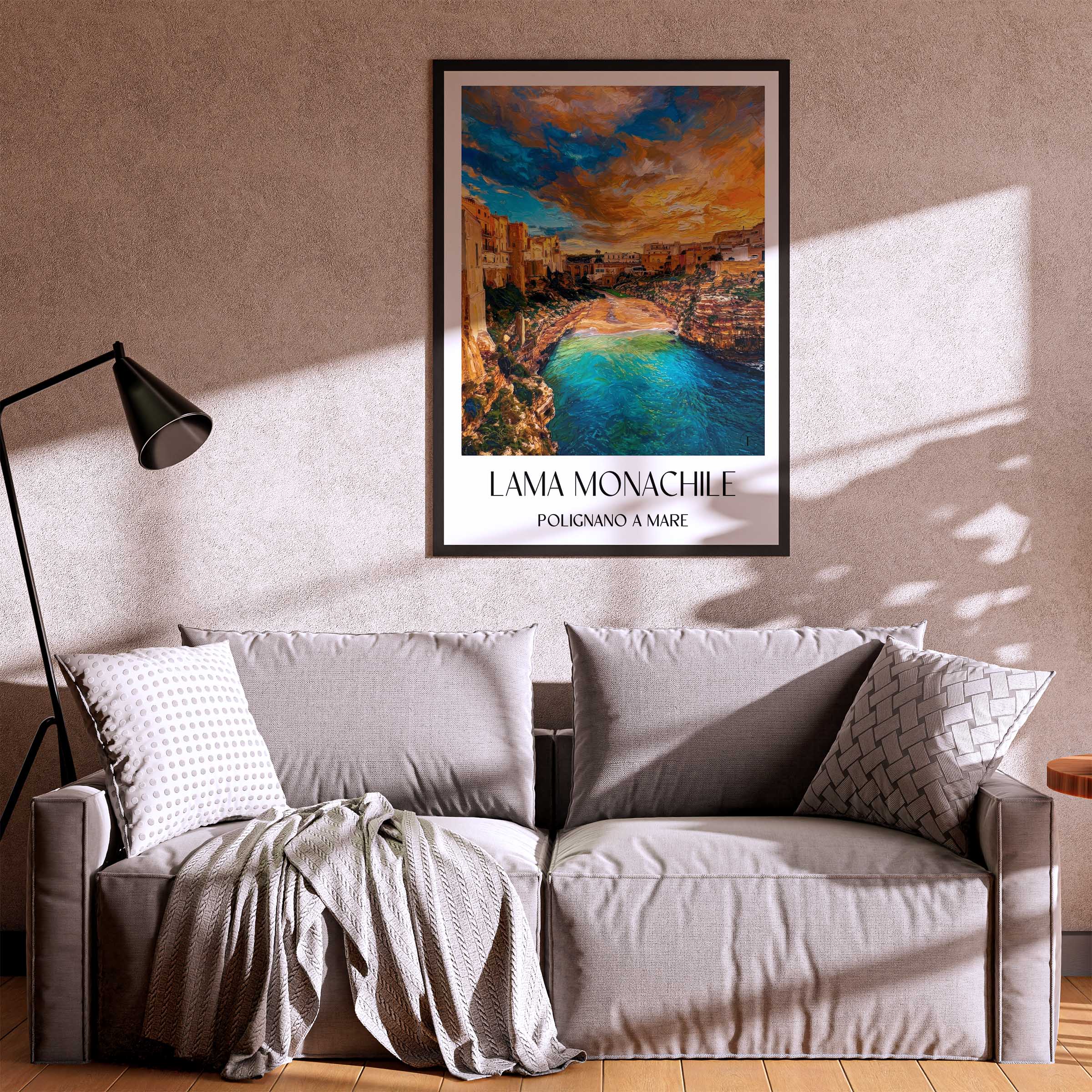 lama-monachile-polignano-a-mare-italien-poster-oil-painting-oelgemaelde