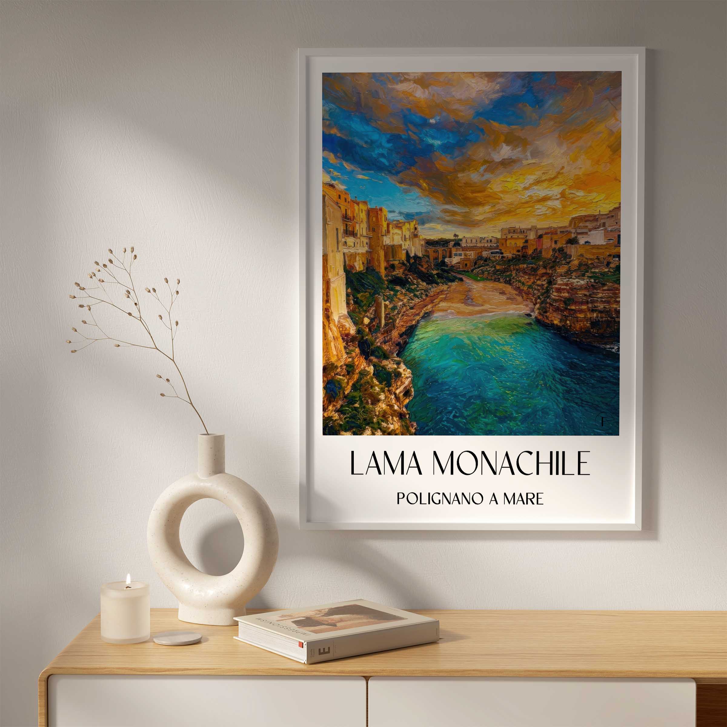 lama-monachile-polignano-a-mare-italien-poster-oil-painting-oelgemaelde