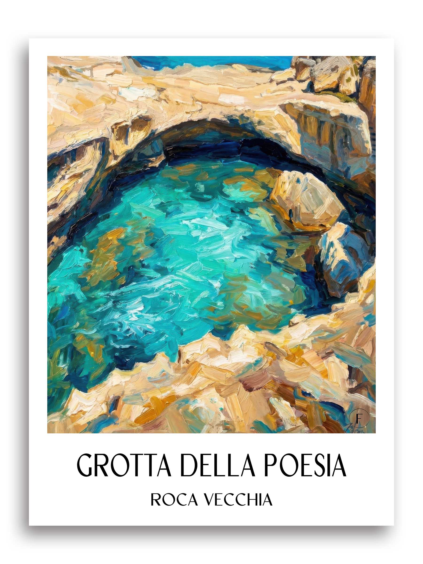 grotta-della-poesia-roca-vecchia-italien-poster-oil-painting-oelgemaelde
