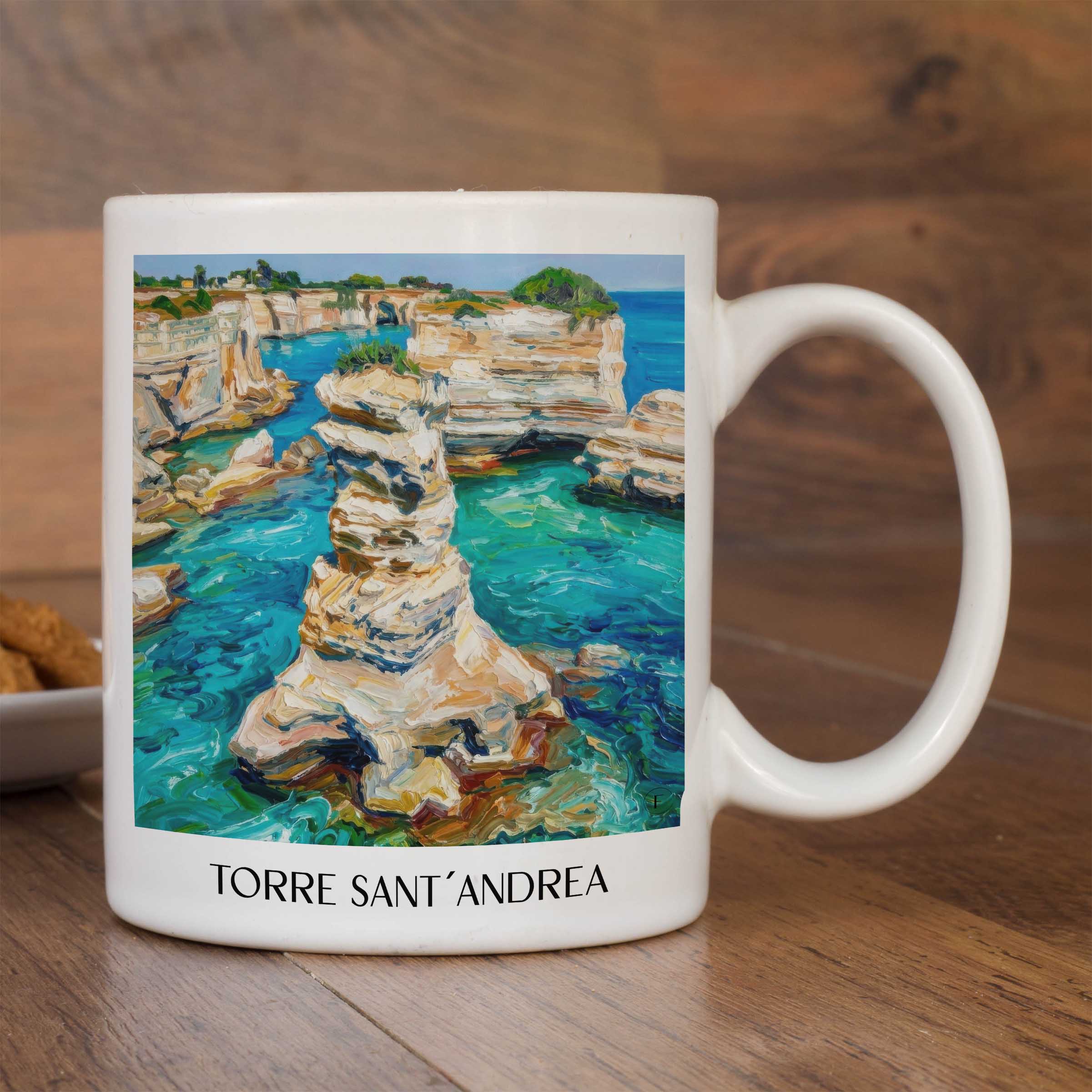 torre-sant´andrea-salento-italien-kaffeebecher-oil-painting-oelgemaelde