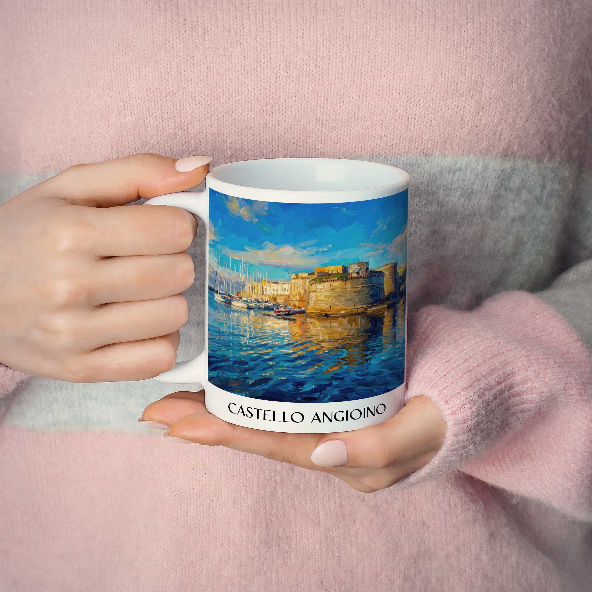 castello-angioino-gallipoli-italien-kaffeebecher-oil-painting-oelgemaelde