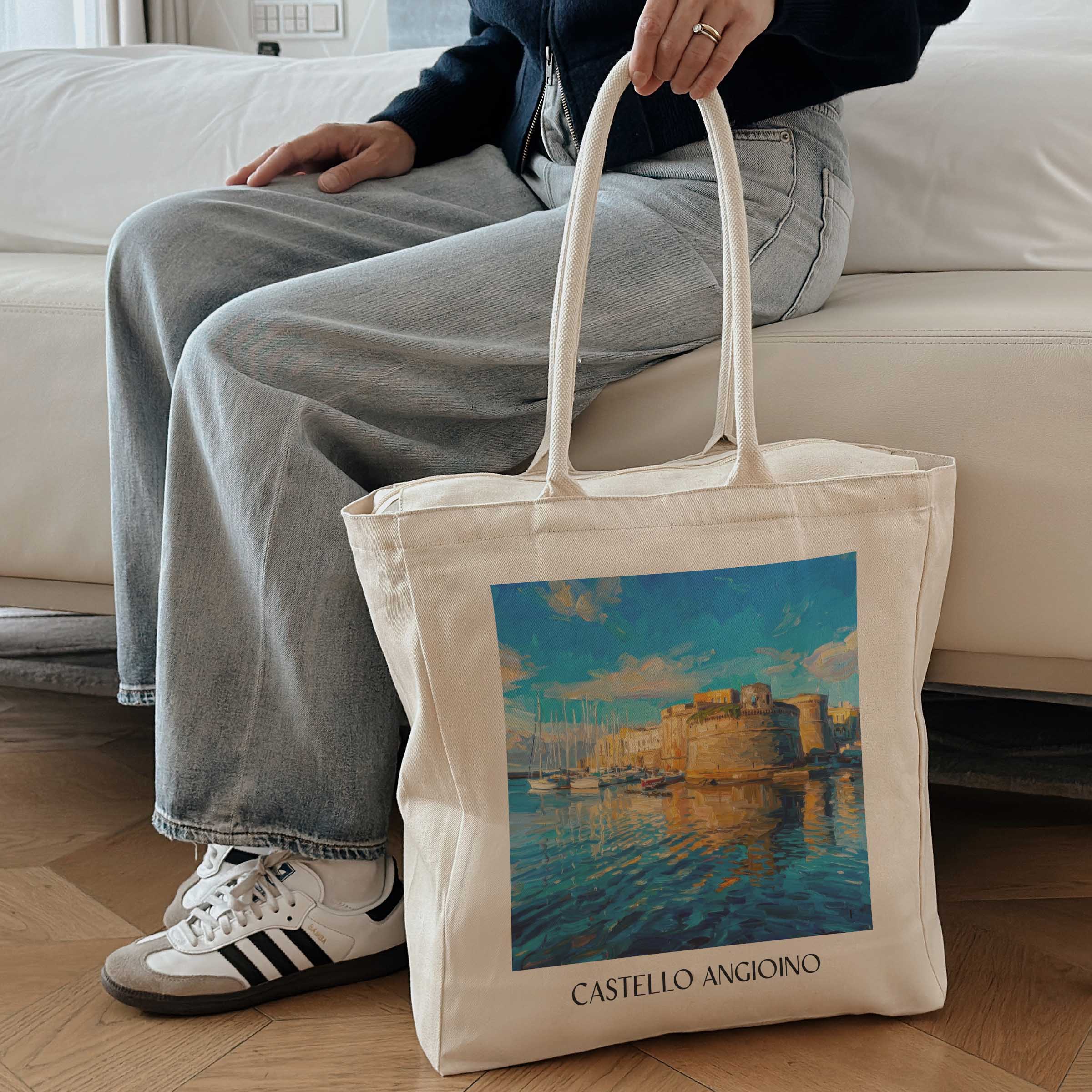 castello-angioino-gallipoli-italien-einkaufstasche-oil-painting-oelgemaelde
