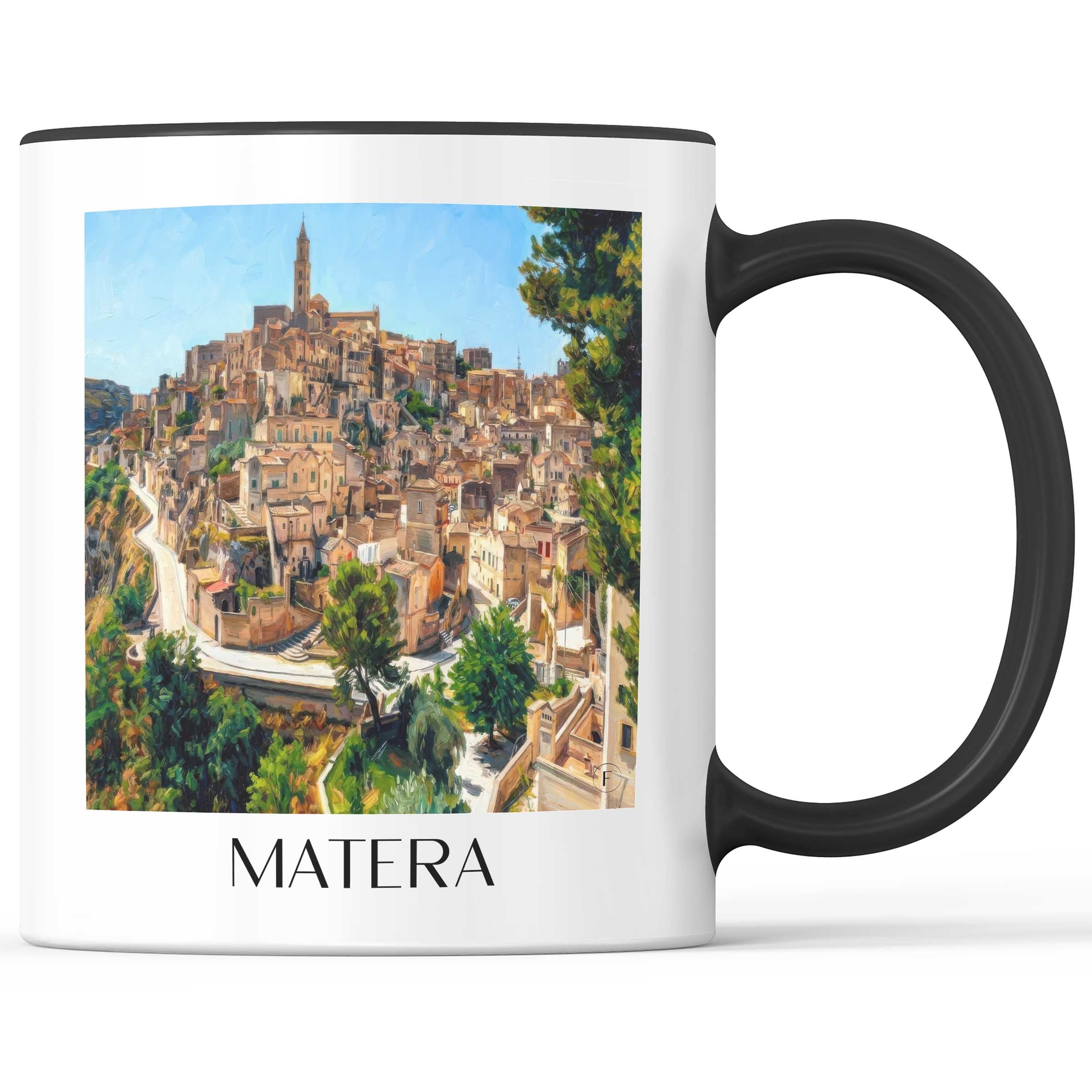 matera-basilikata-italien-kaffeebecher-oil-painting-oelgemaelde