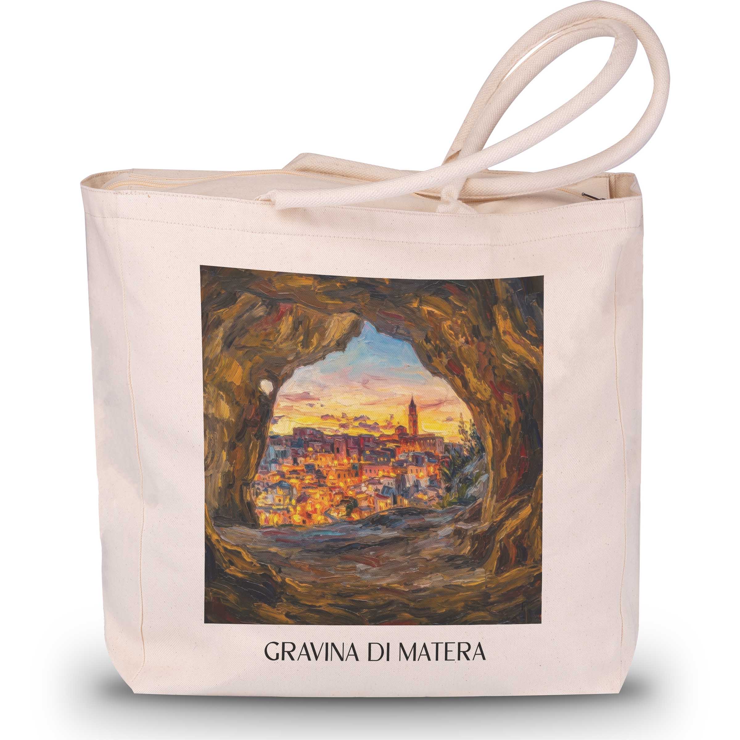 gravina-di-matera-basilikata-italien-einkaufstasche-oil-painting-oelgemaelde