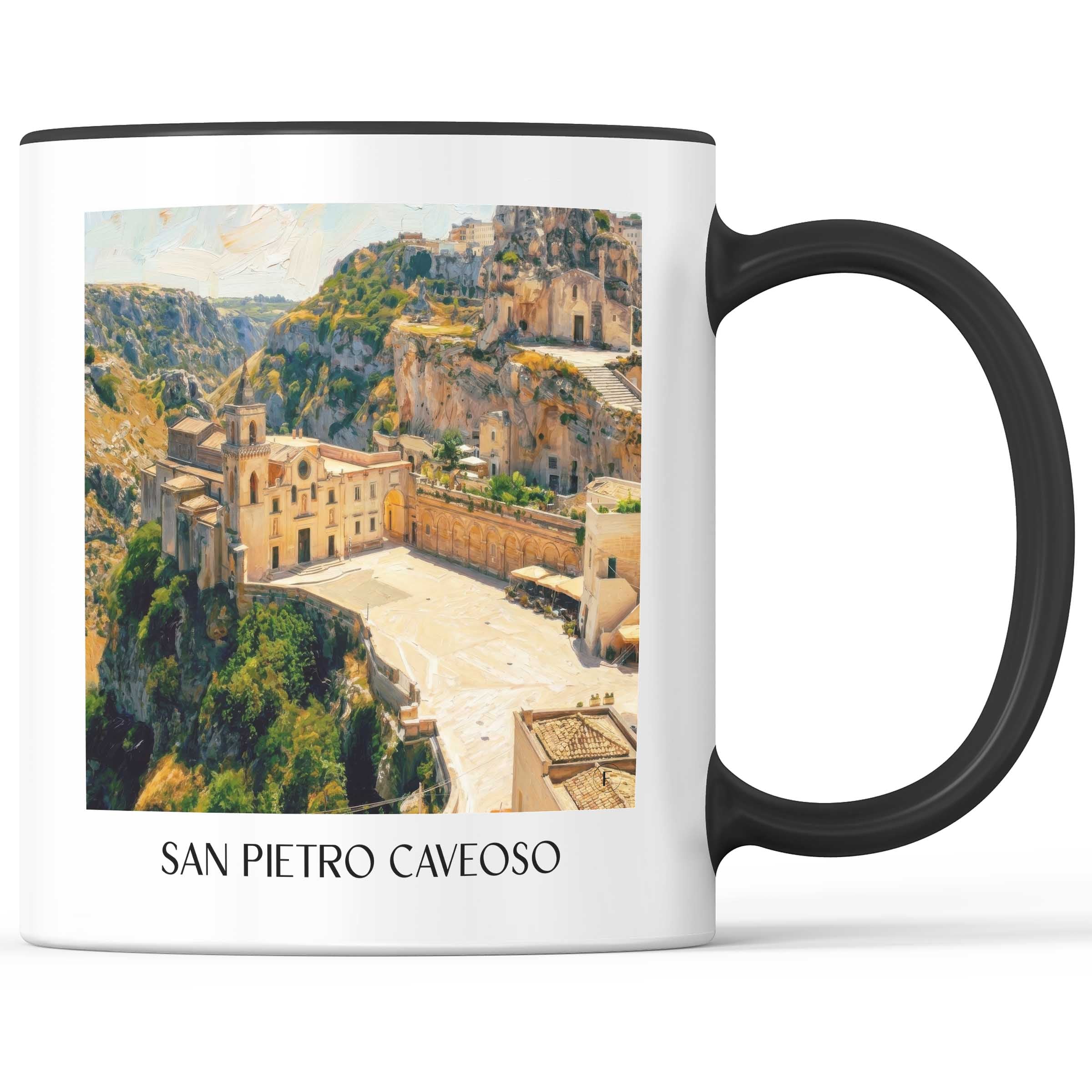 san-pietro-caveoso-matera-italien-kaffeebecher-oil-painting-oelgemaelde