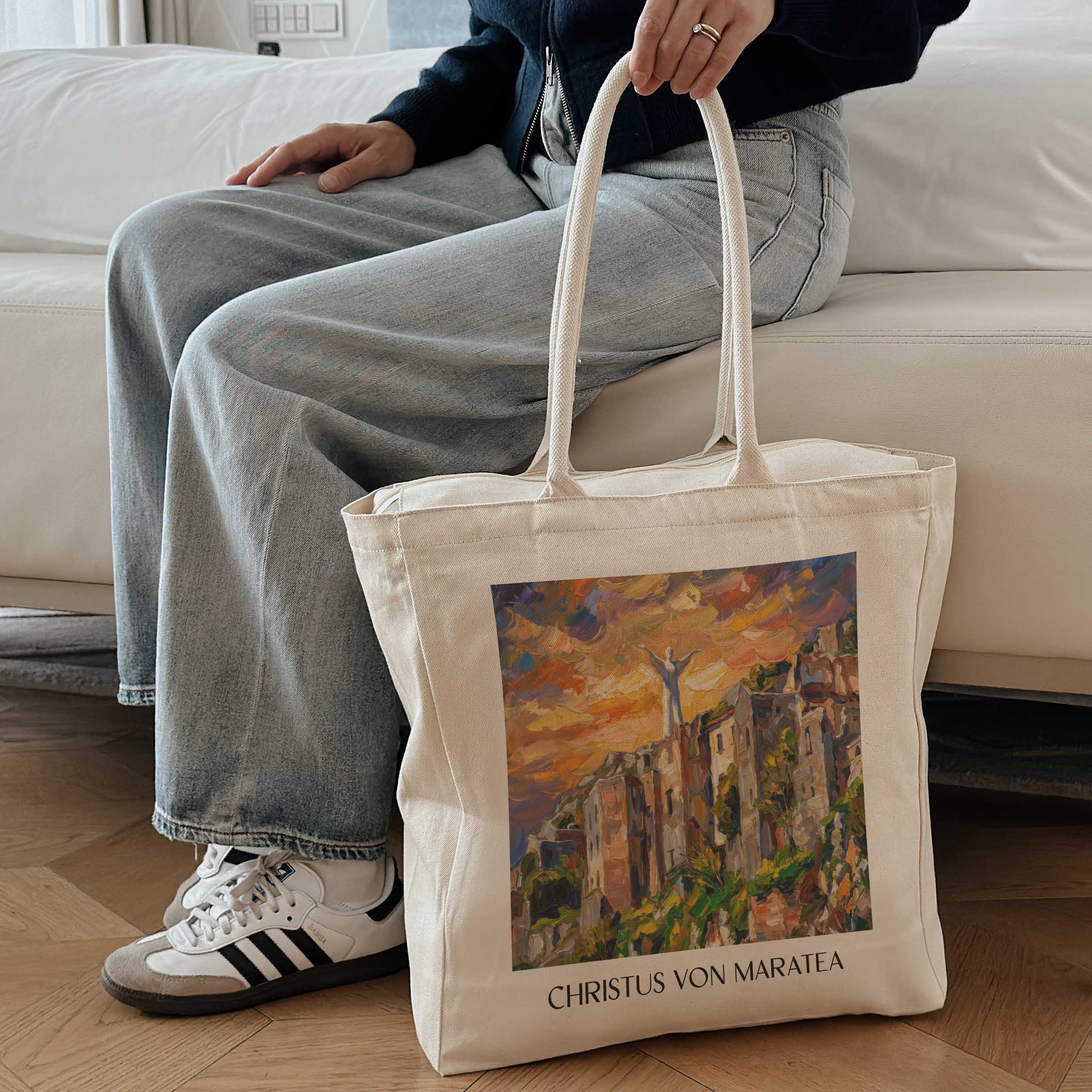 christus-von-maratea-basilikata-italien-einkaufstasche-oil-painting-oelgemaelde