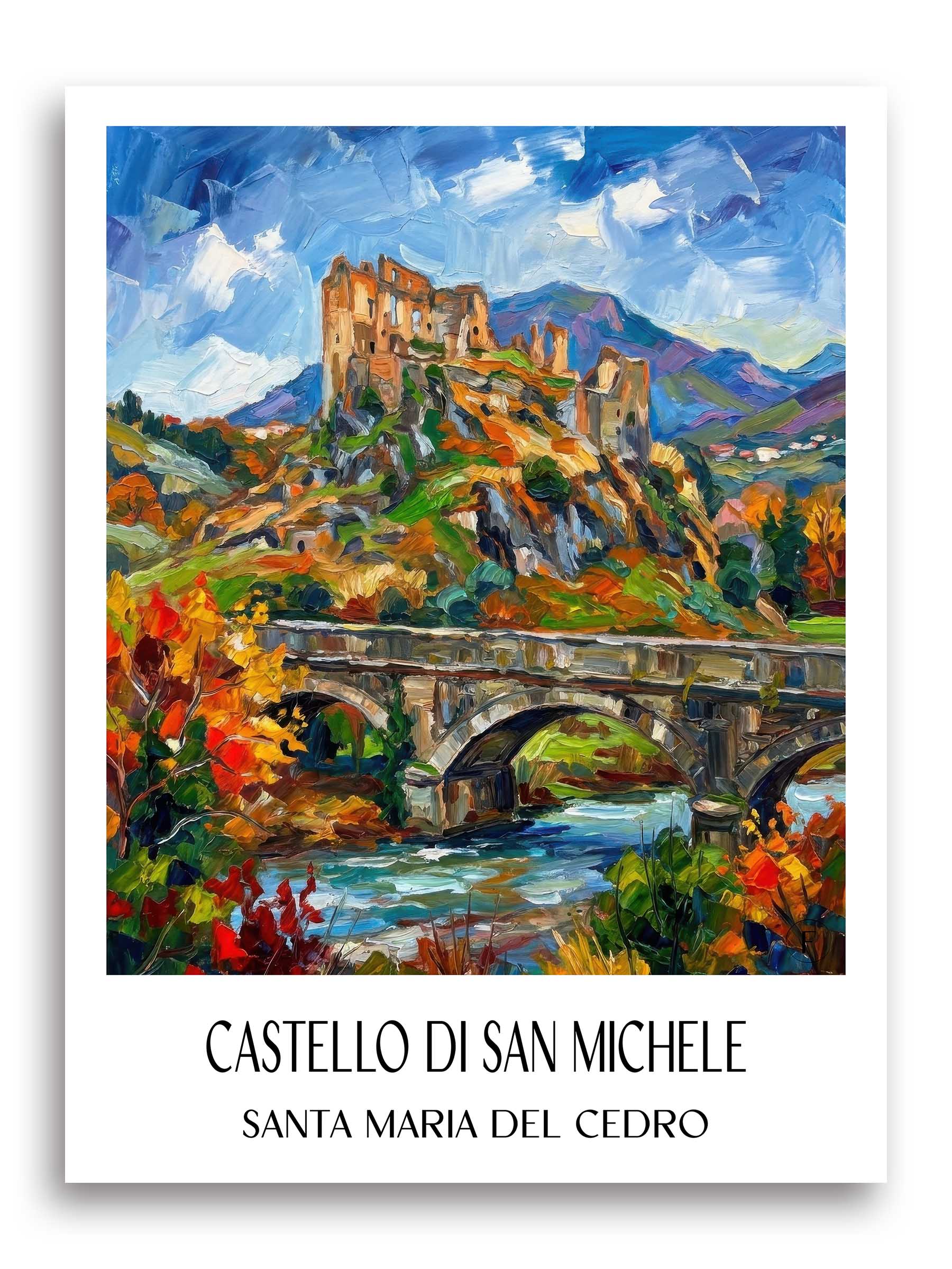 castello-di-san-michele-santa-maria-del-cedro-italien-poster-oil-painting-oelgemaelde