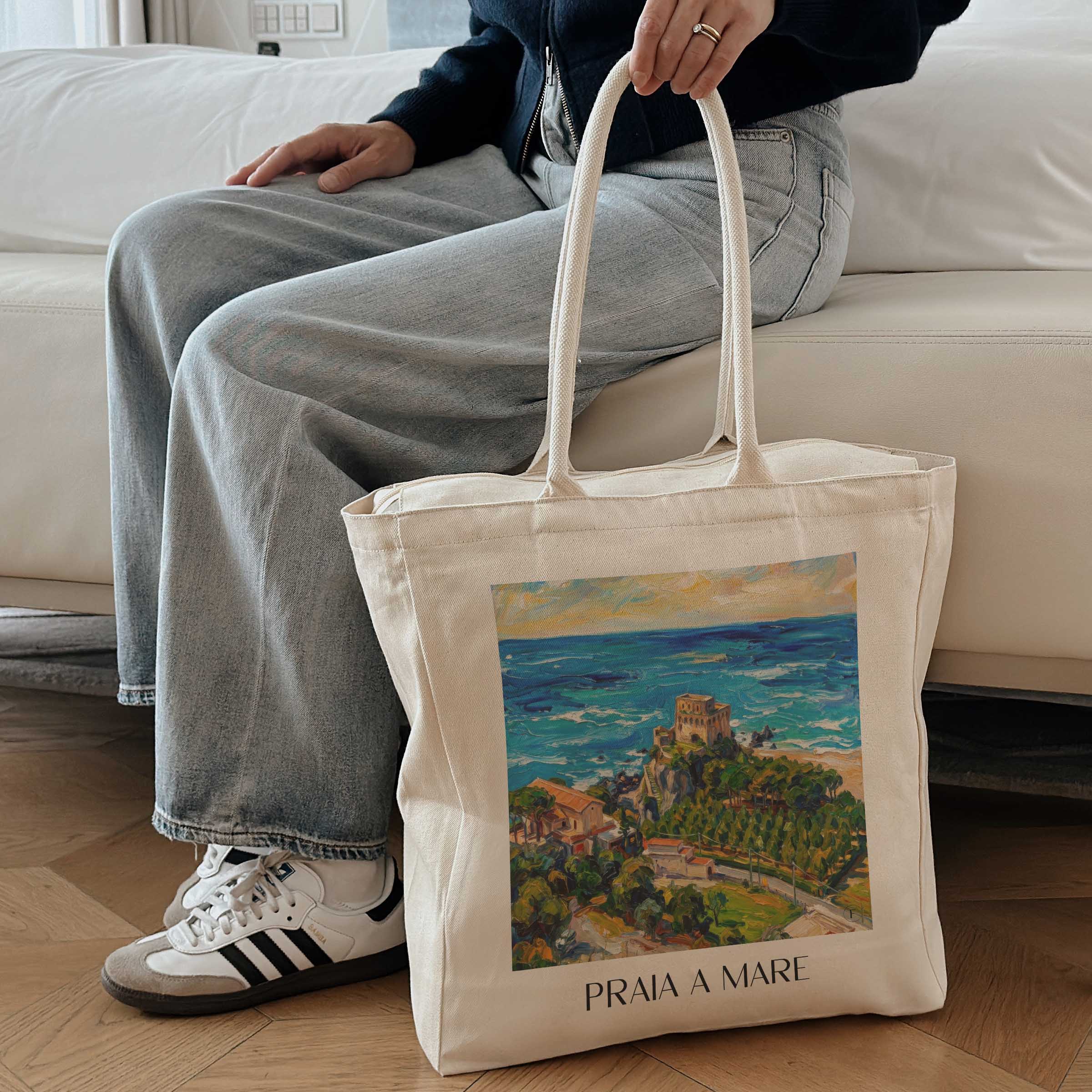 praia-a-mare-kalabrien-italien-einkaufstasche-oil-painting-oelgemaelde