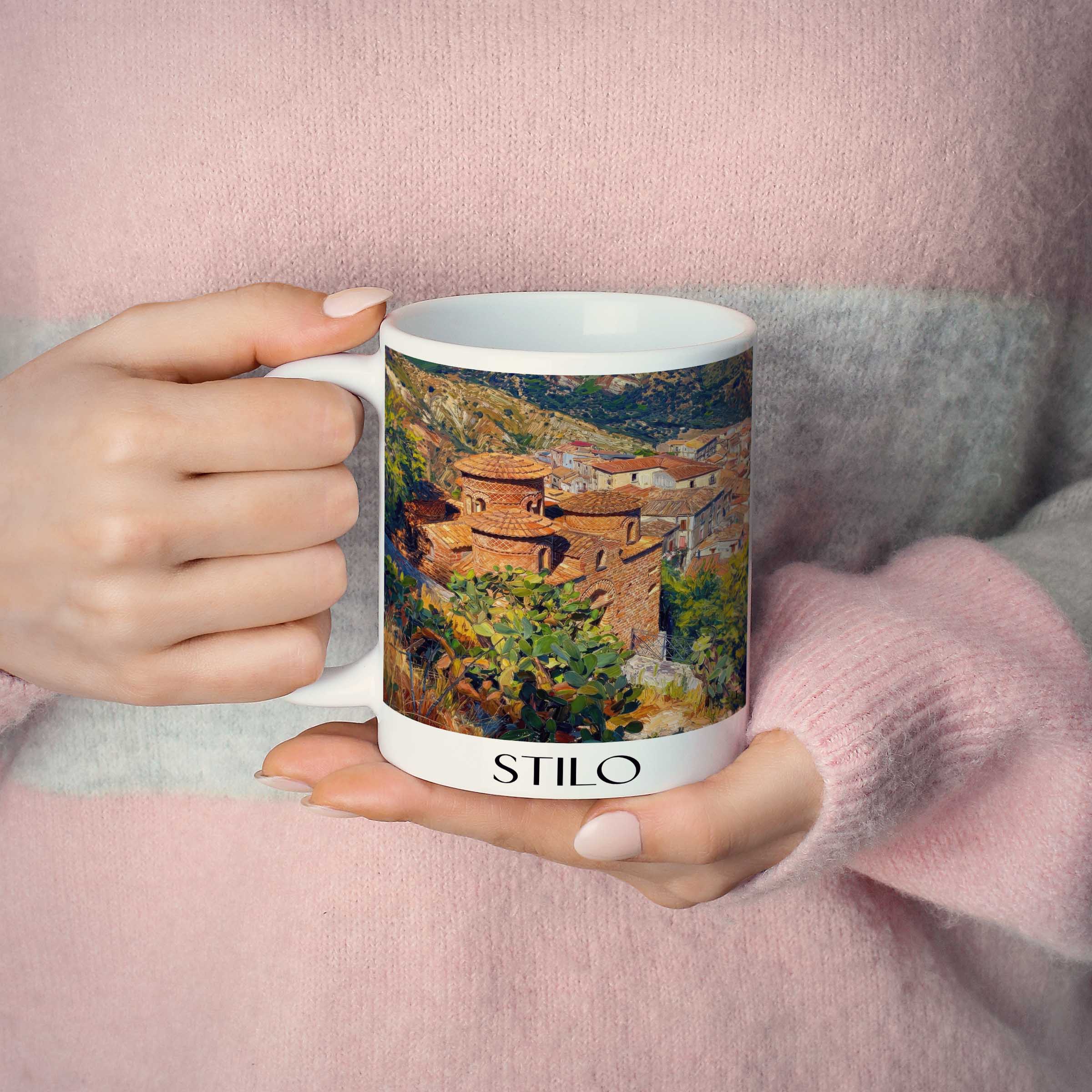 stilo--kalabrien-italien-kaffeebecher-oil-painting-oelgemaelde