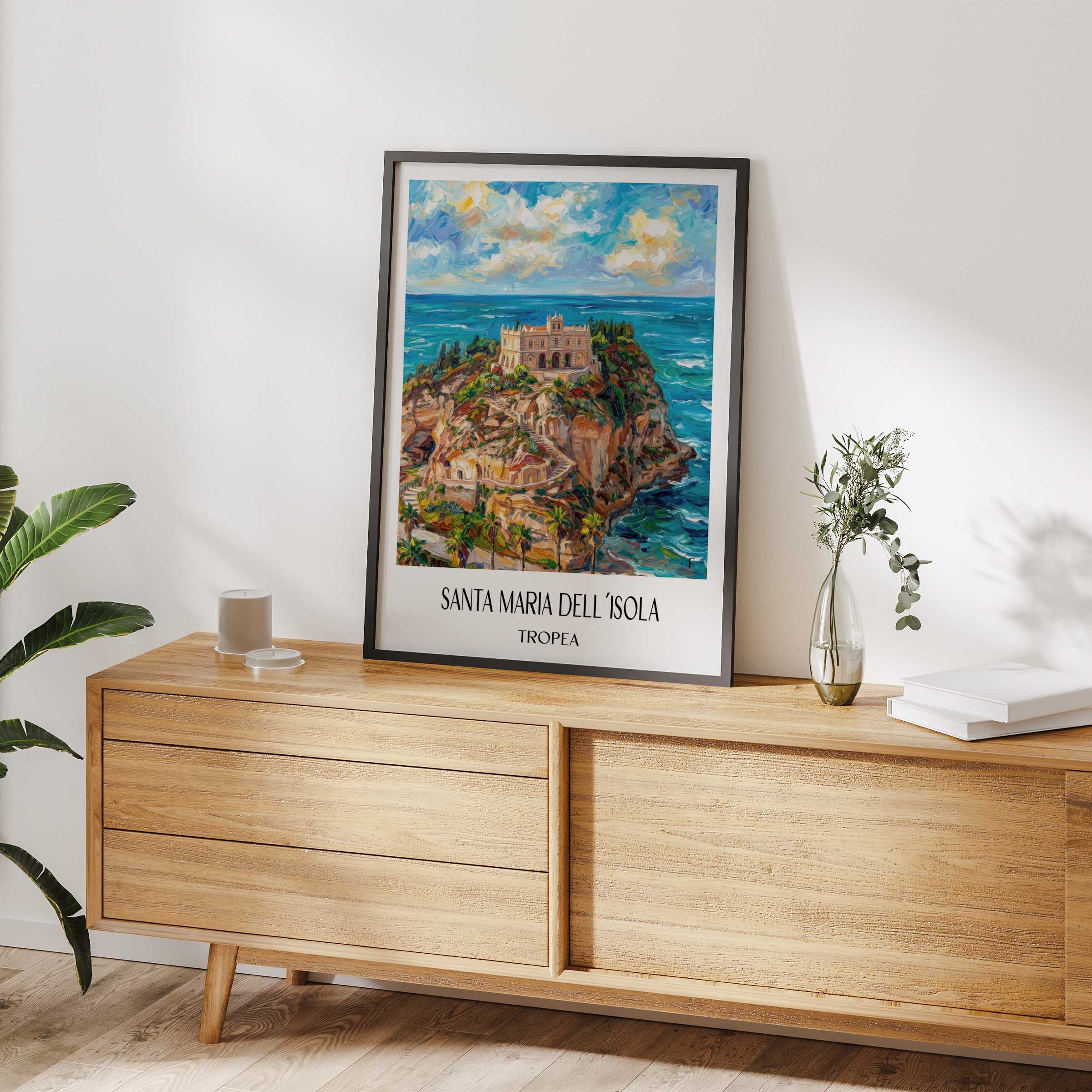 santa-maria-dell´isola-tropea-italien-poster-oil-painting-oelgemaelde