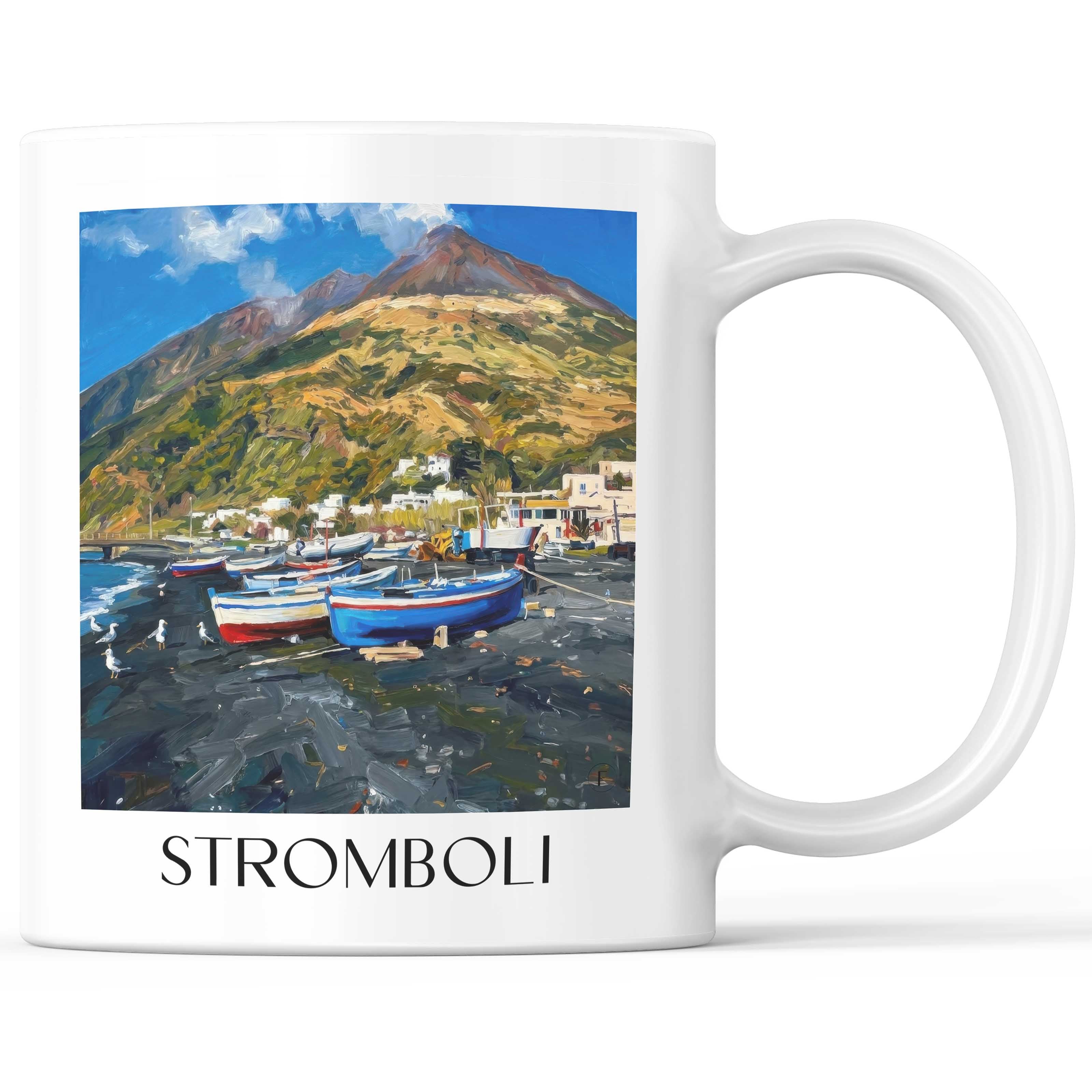 stromboli-italien-italien-kaffeebecher-oil-painting-oelgemaelde