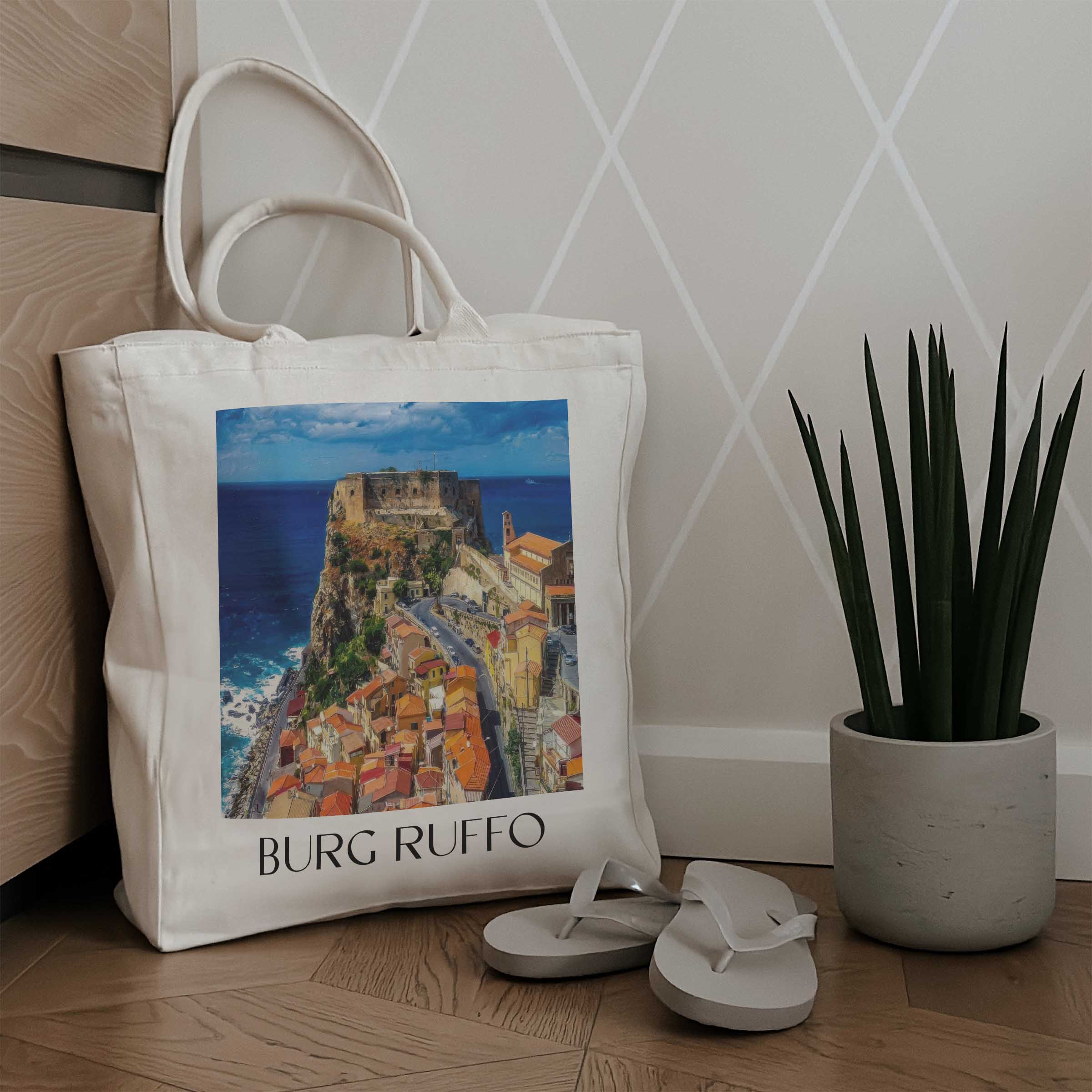burg-ruffo-scilla-italien-einkaufstasche-oil-painting-oelgemaelde