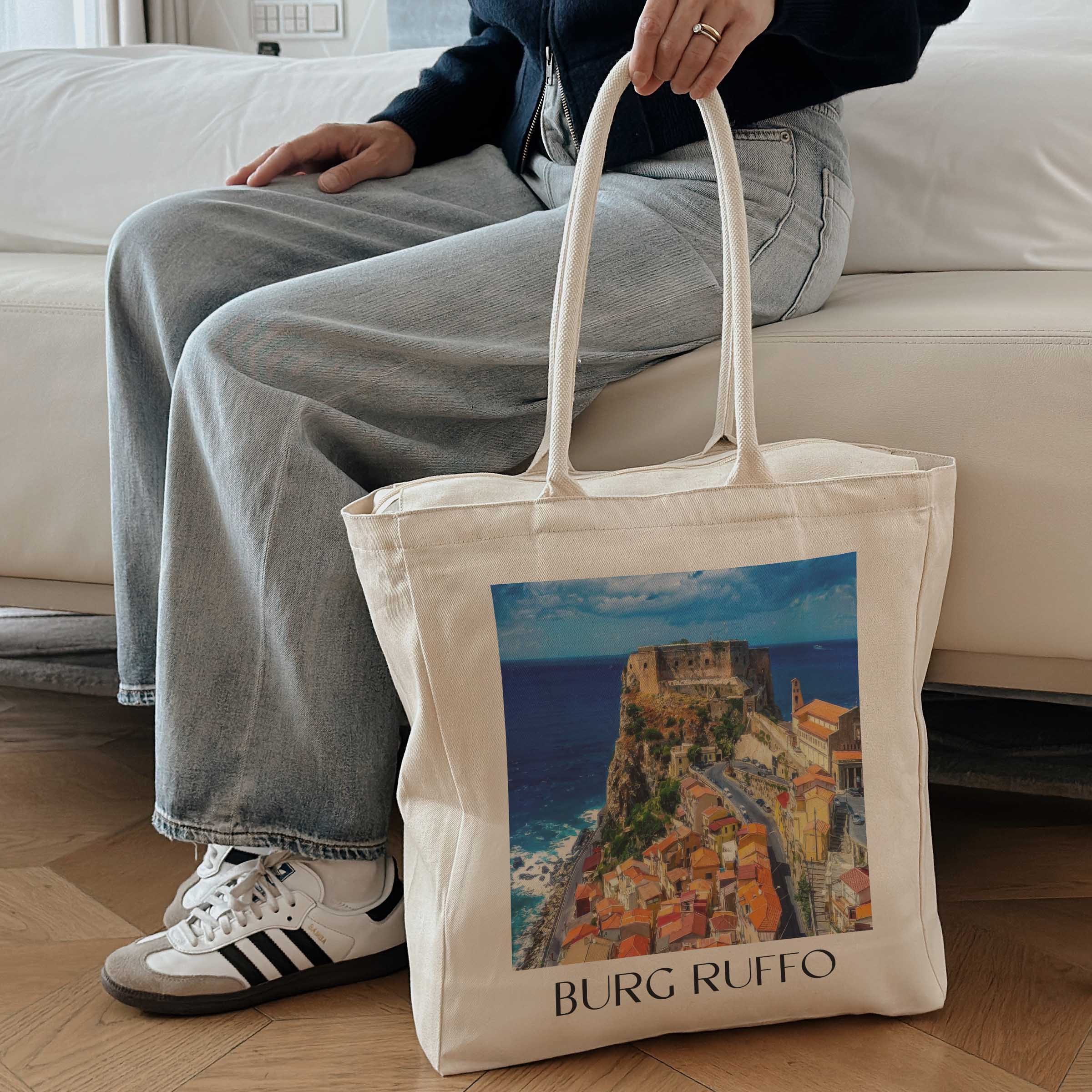 burg-ruffo-scilla-italien-einkaufstasche-oil-painting-oelgemaelde