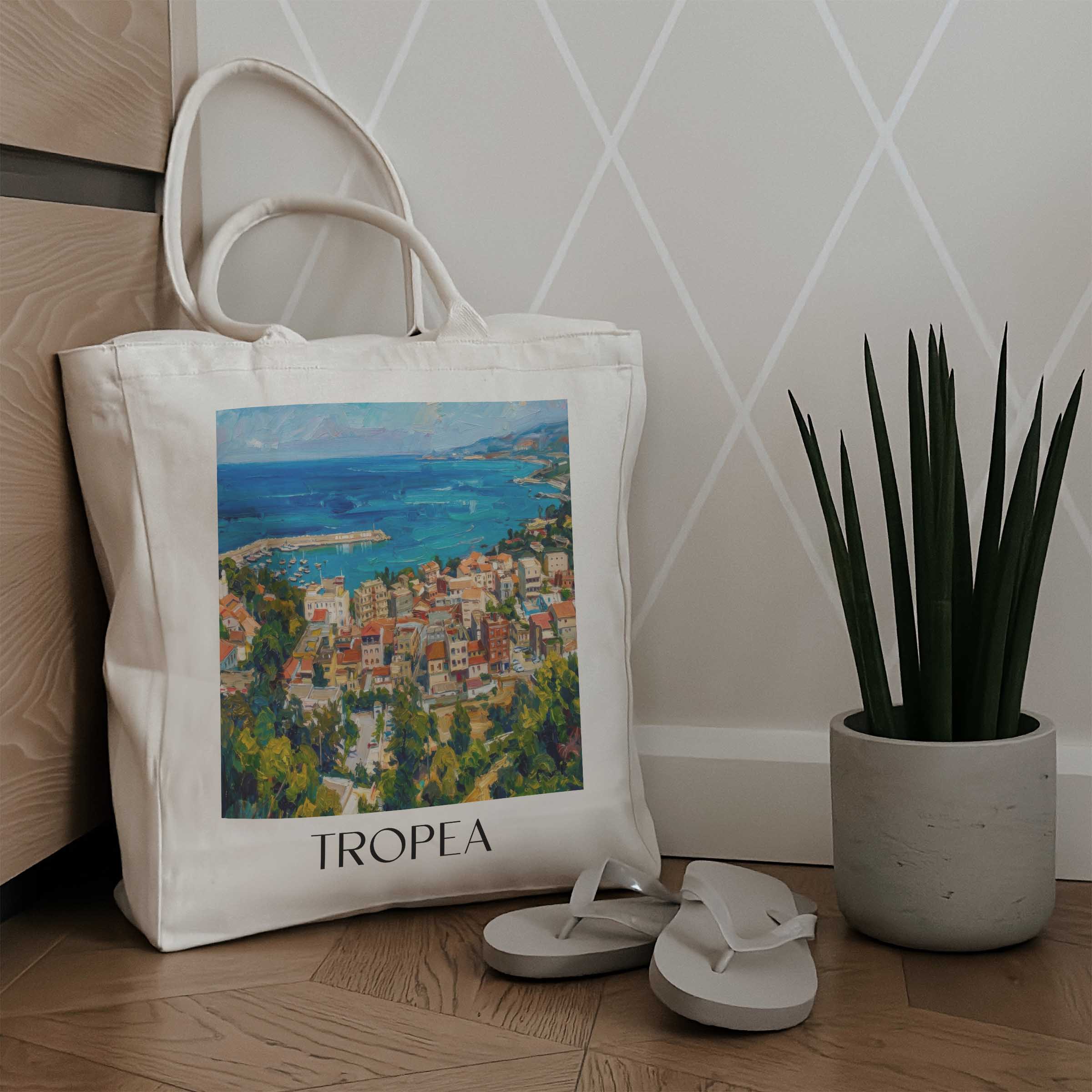 tropea-kalabrien-italien-einkaufstasche-oil-painting-oelgemaelde