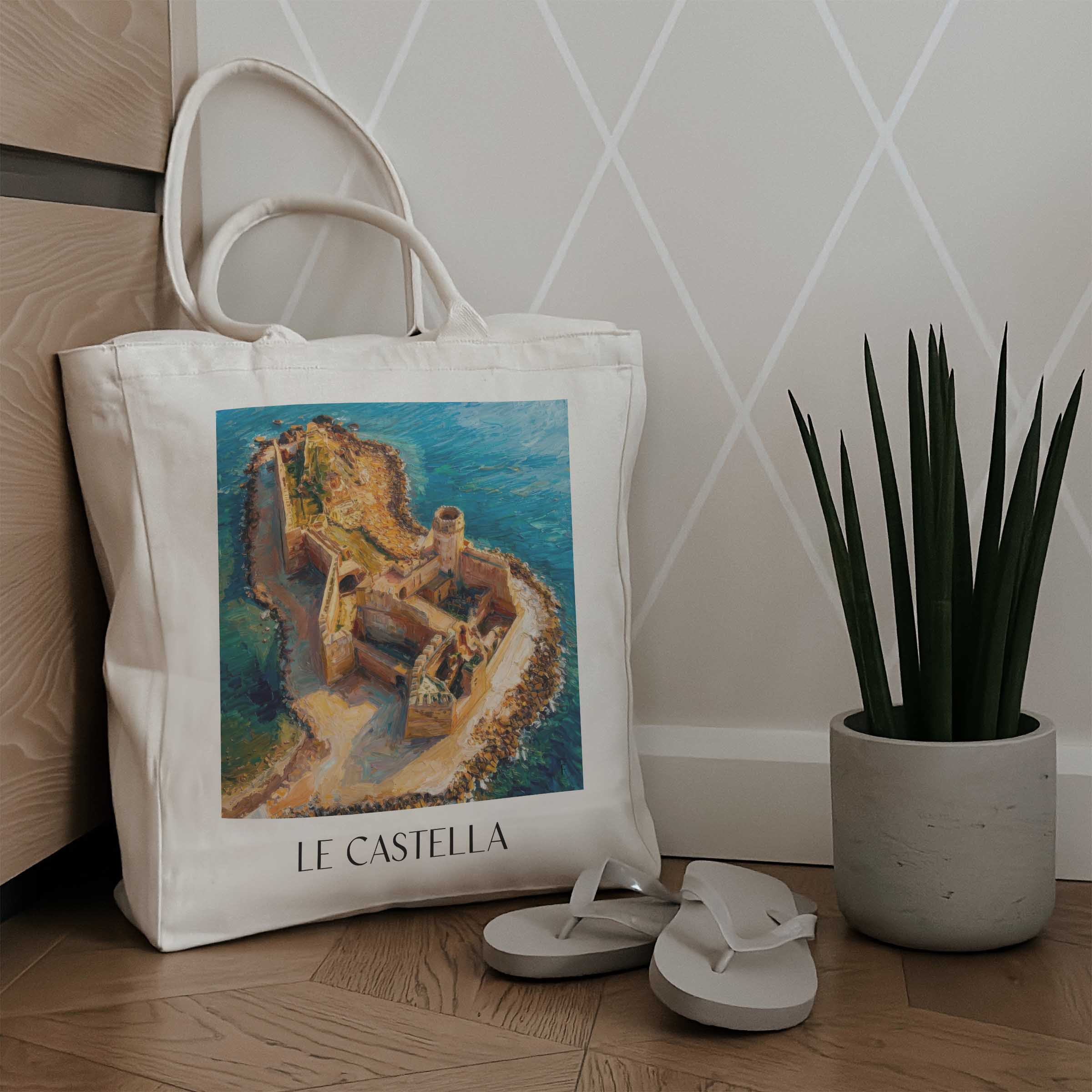 le-castella-kalabrien-italien-einkaufstasche-oil-painting-oelgemaelde