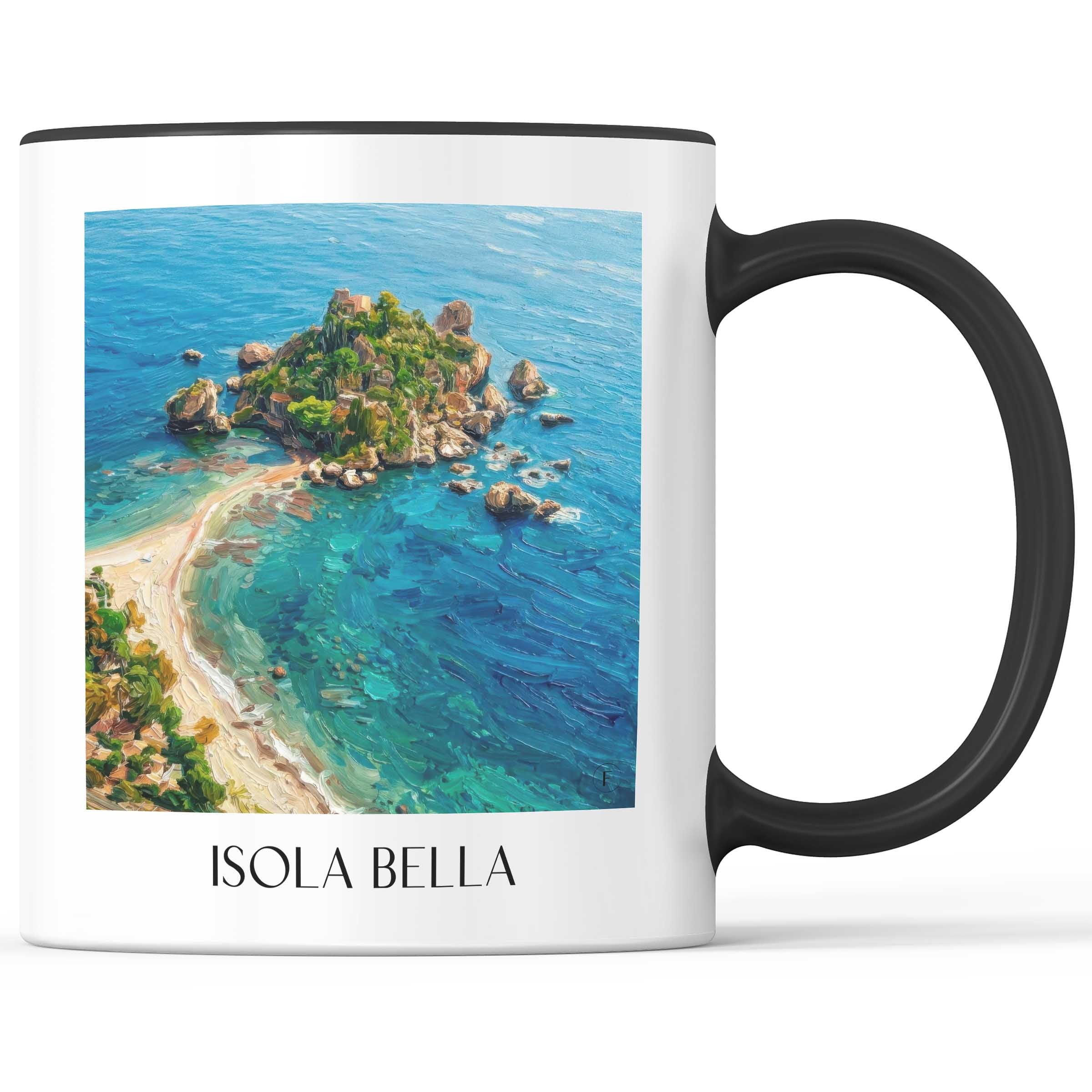 isola-bella-taormina-italien-kaffeebecher-oil-painting-oelgemaelde