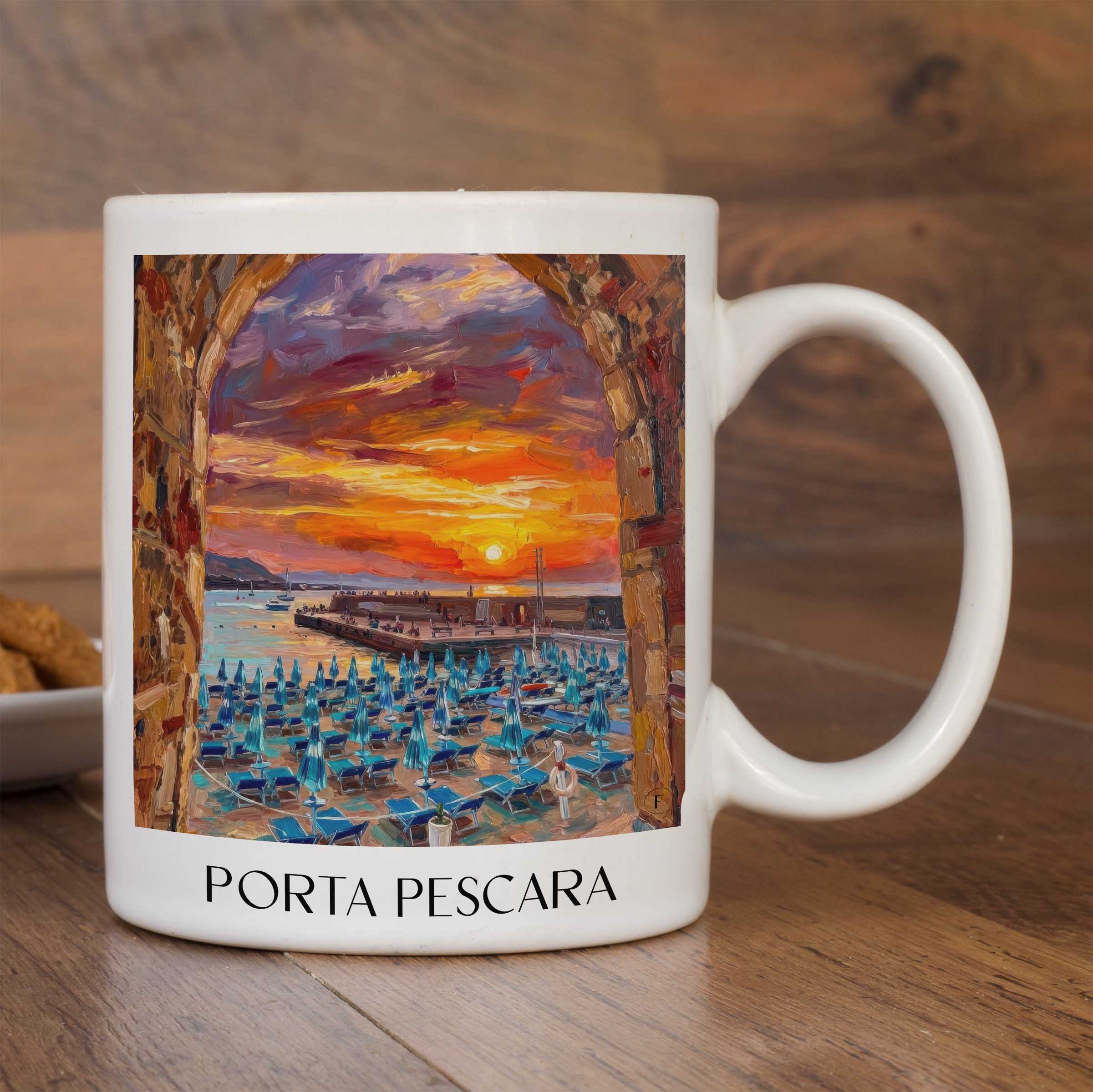 porta-pescara-cefalù-italien-kaffeebecher-oil-painting-oelgemaelde