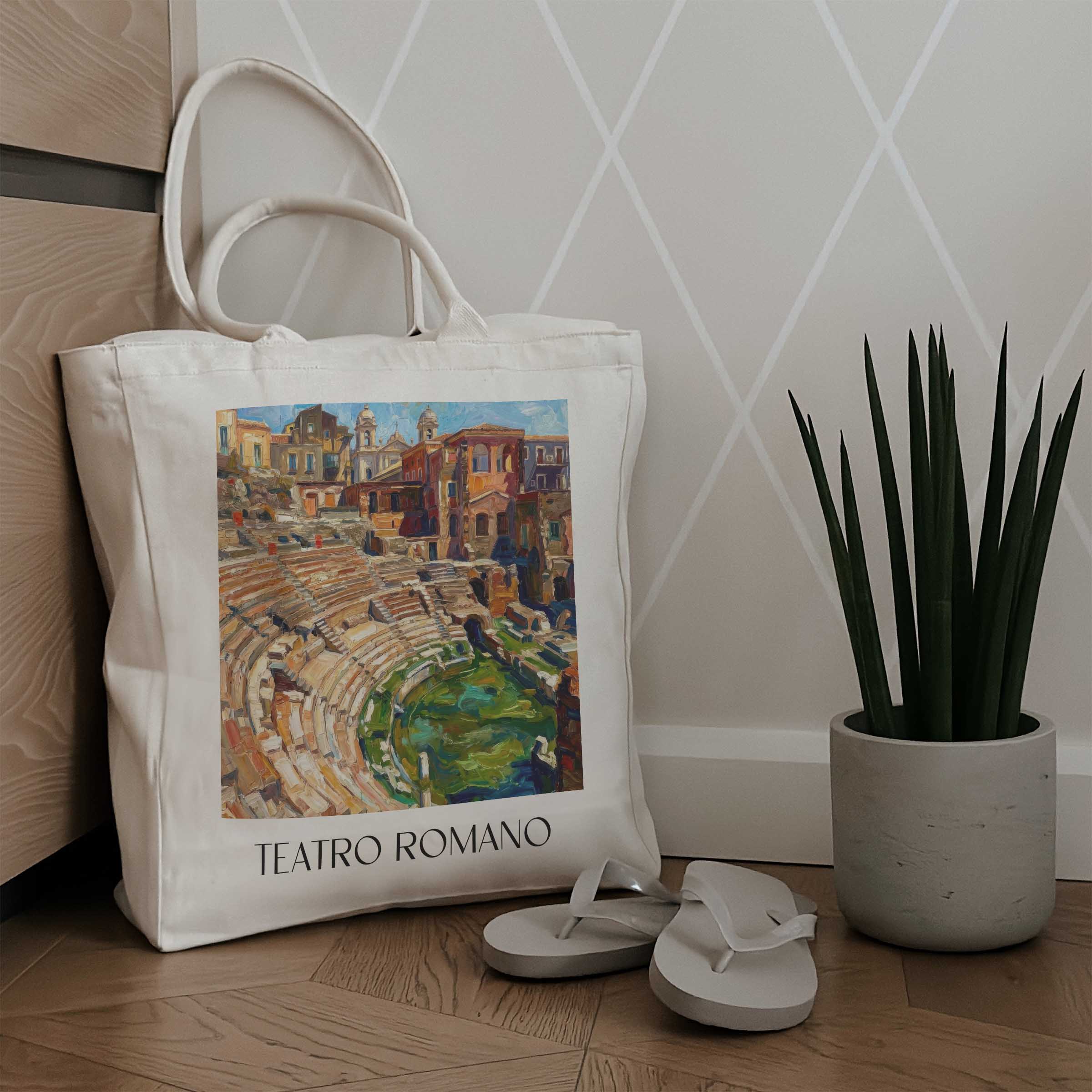 teatro-romano-catania-italien-einkaufstasche-oil-painting-oelgemaelde