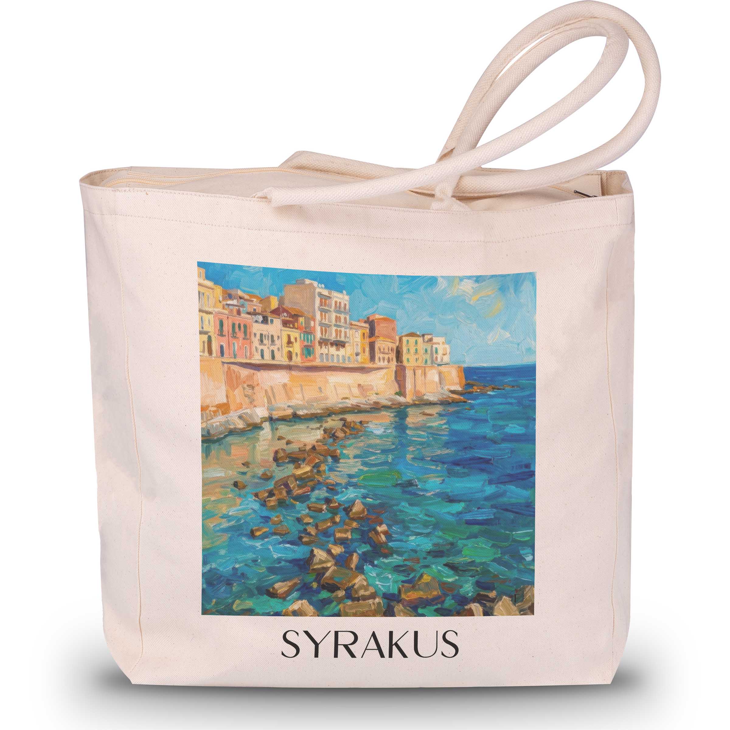 syrakus-sizilien-italien-einkaufstasche-oil-painting-oelgemaelde