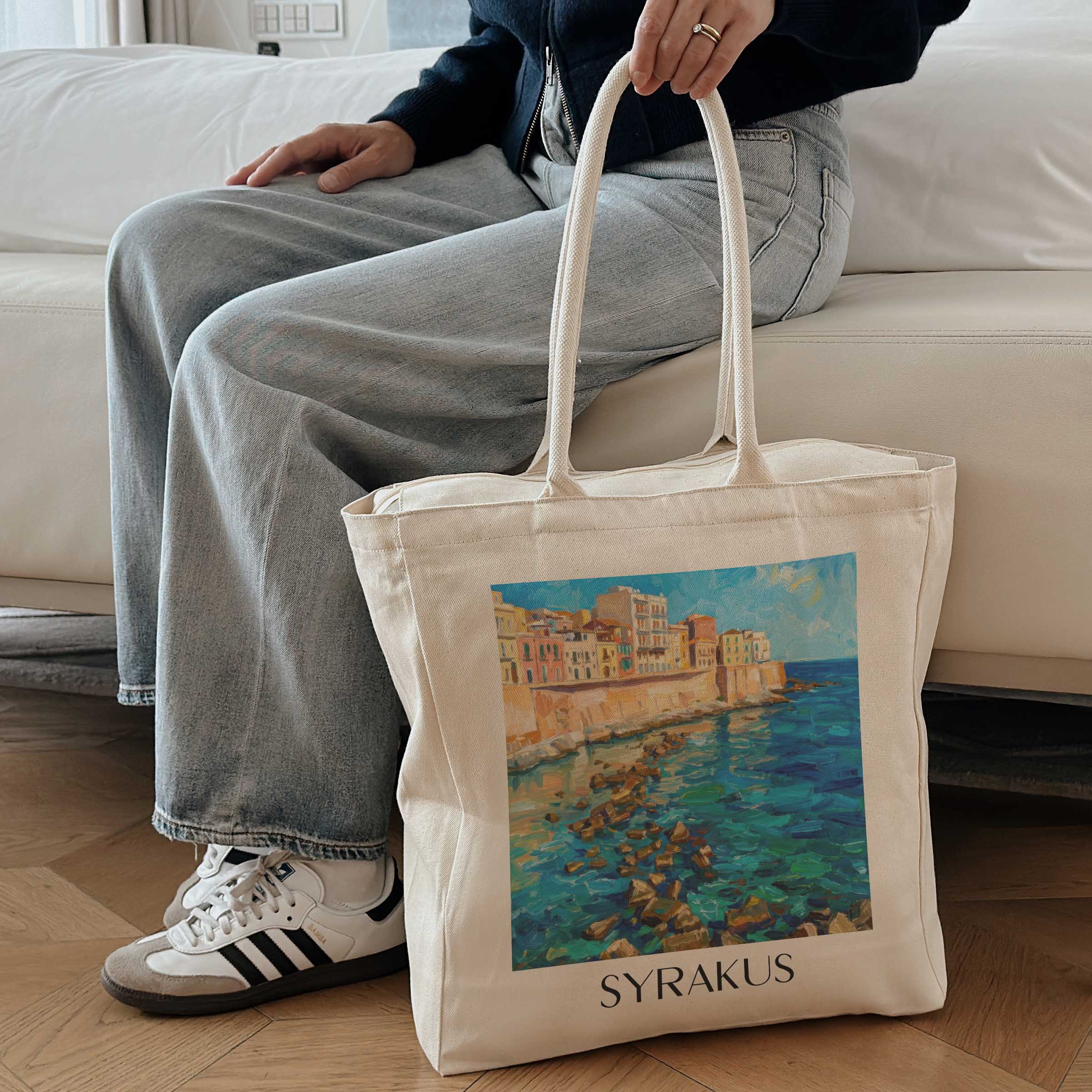 syrakus-sizilien-italien-einkaufstasche-oil-painting-oelgemaelde