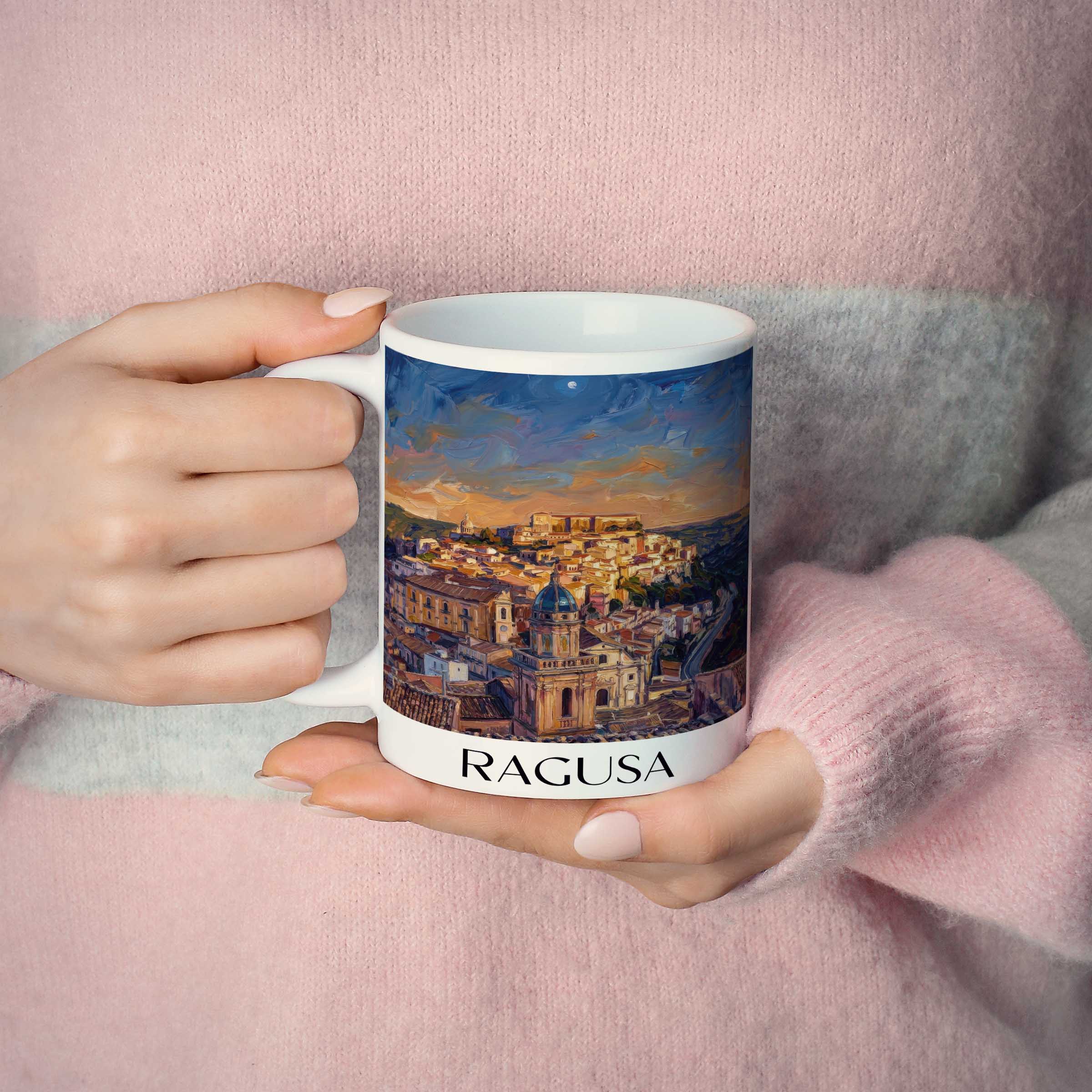 ragusa-sizilien-italien-kaffeebecher-oil-painting-oelgemaelde